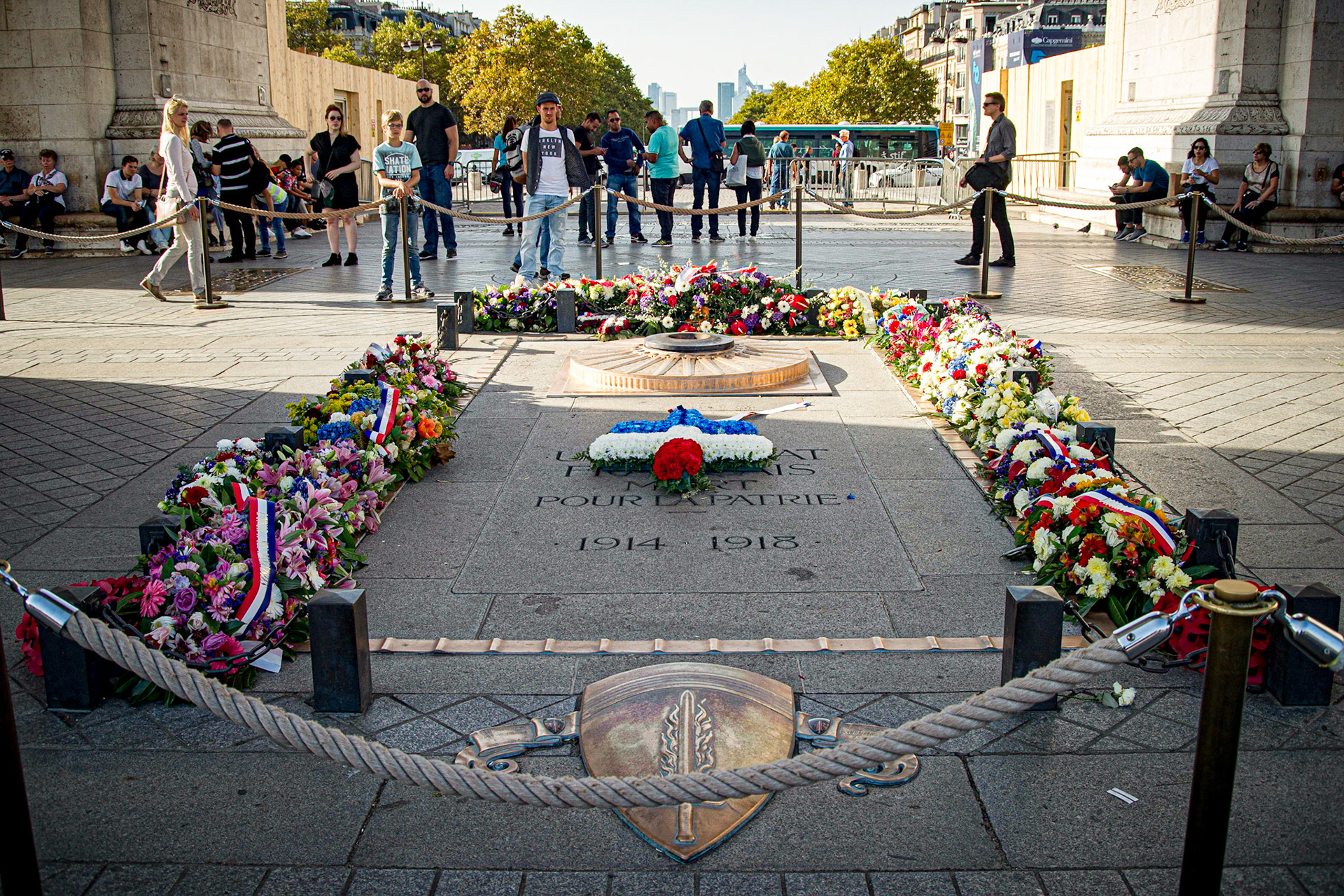 The Arc de Triomphe de l'Étoile