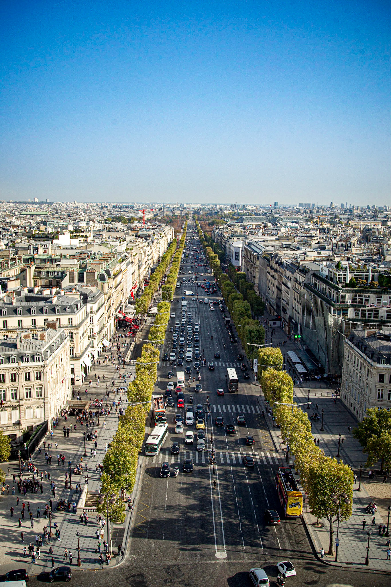 skyline The Arc de Triomphe de l'Étoile