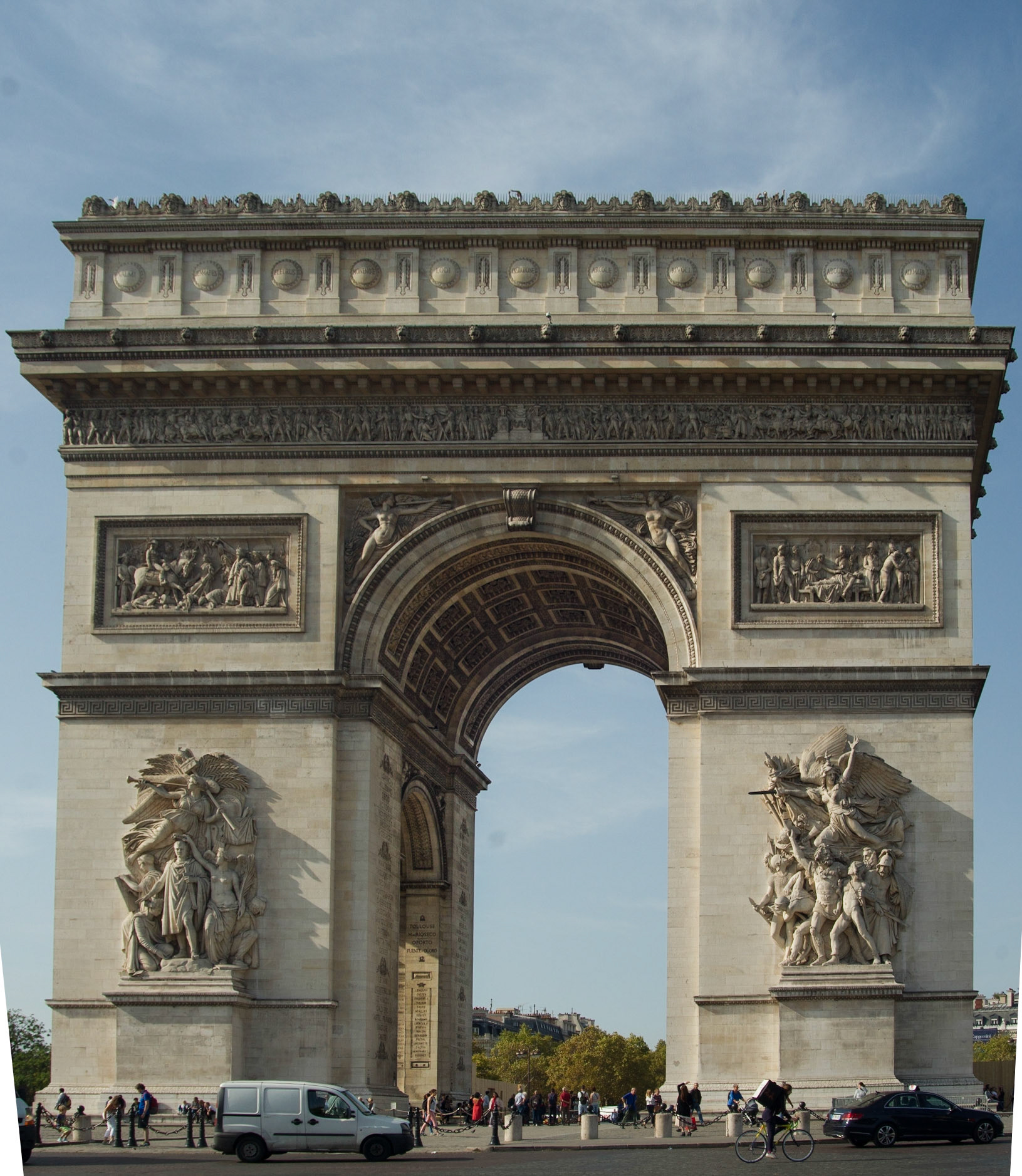 The Arc de Triomphe de l'Étoile