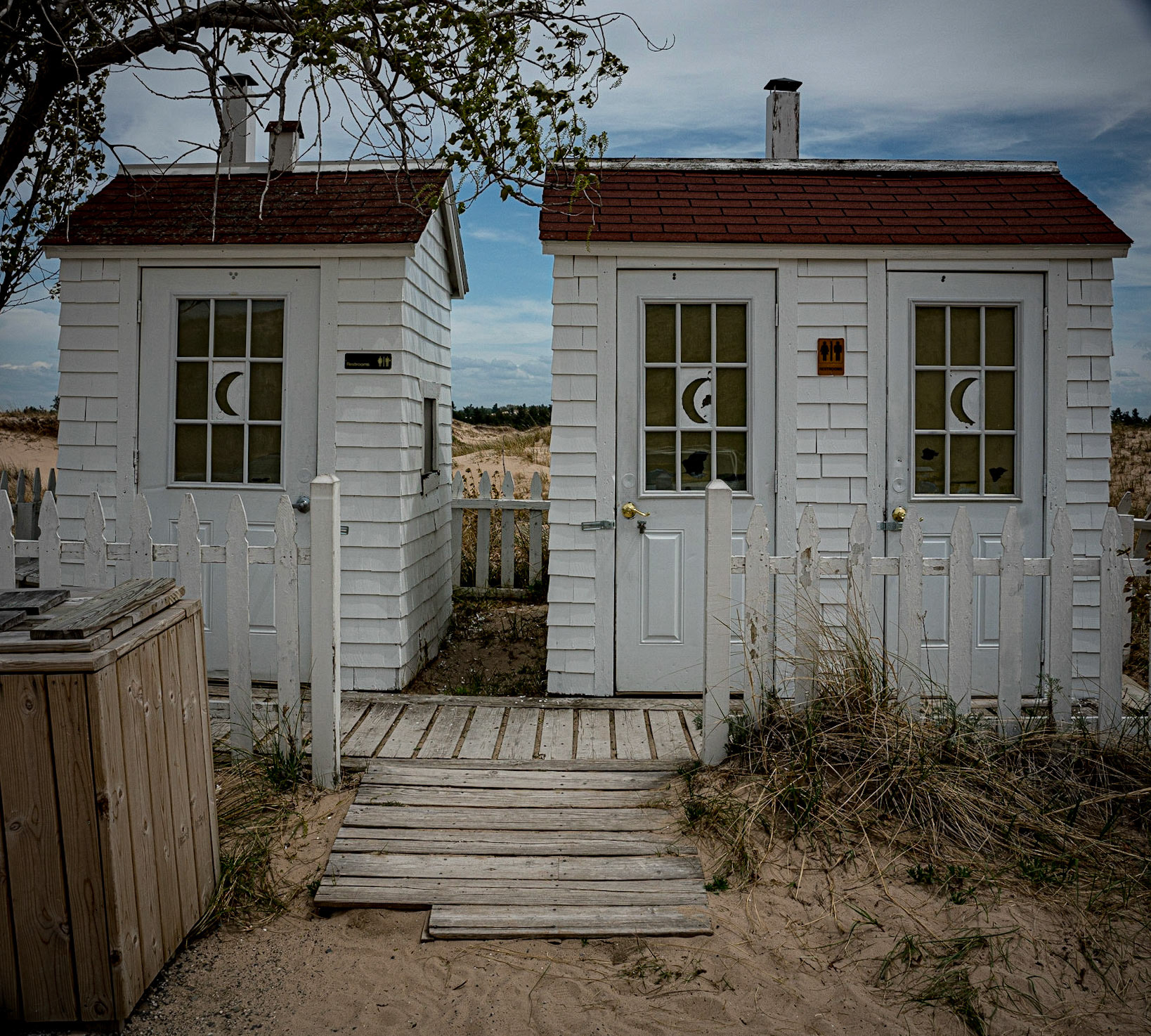 Outhouses image midnight run in a storm