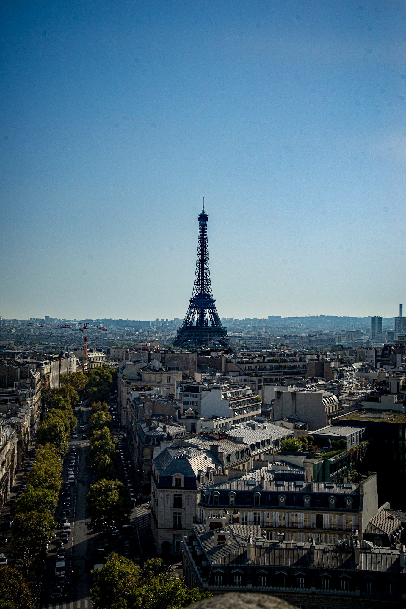 skyline The Arc de Triomphe de l'Étoile