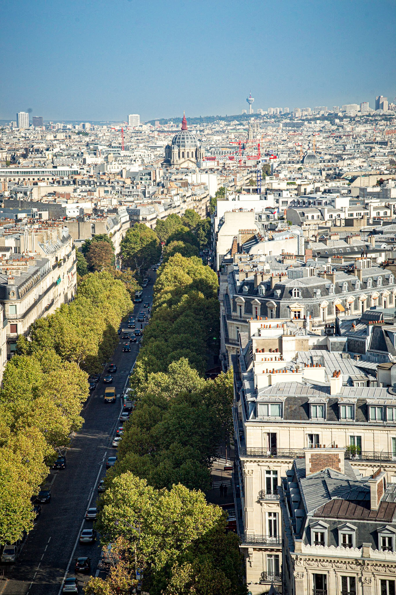 skyline The Arc de Triomphe de l'Étoile