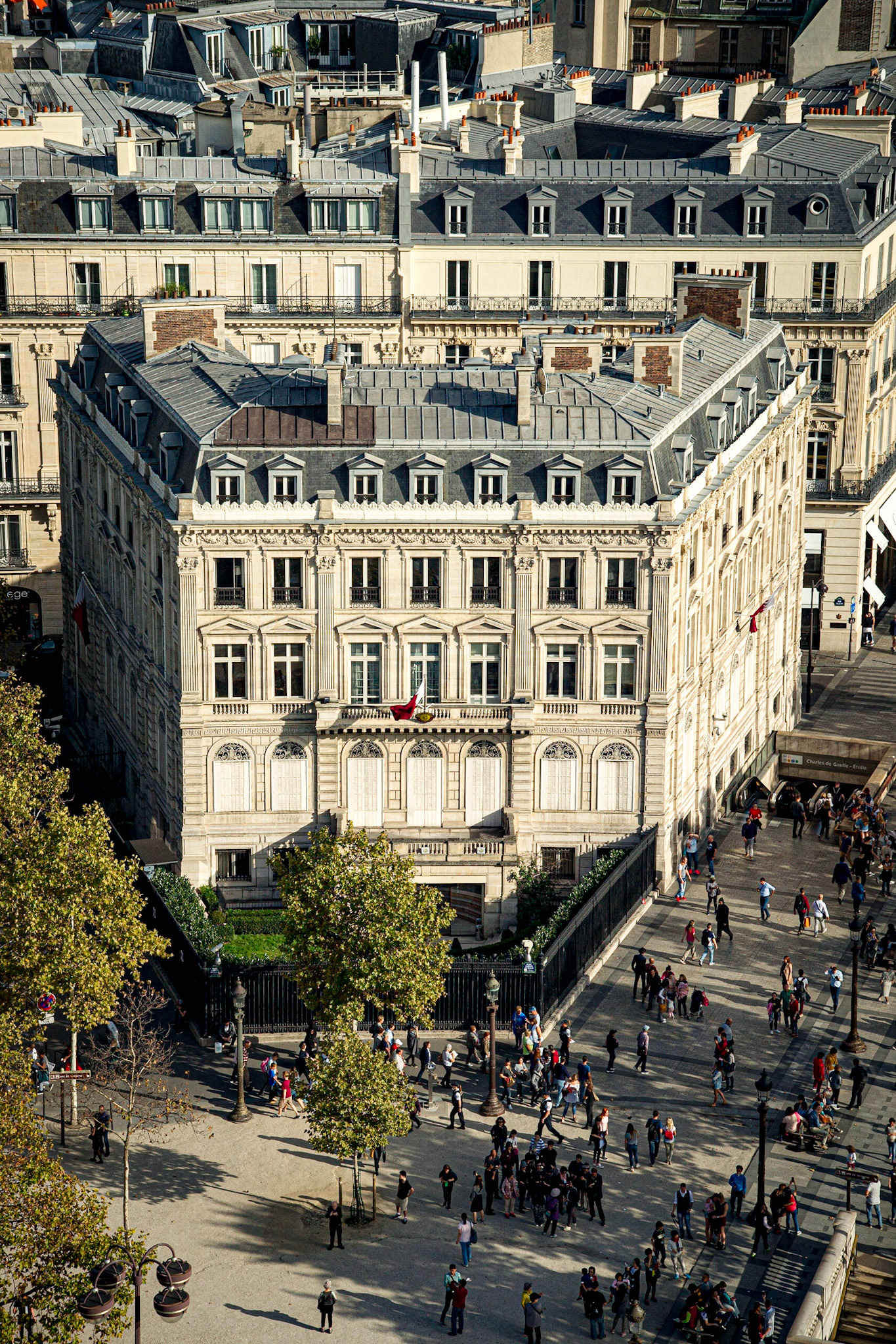 skyline The Arc de Triomphe de l'Étoile