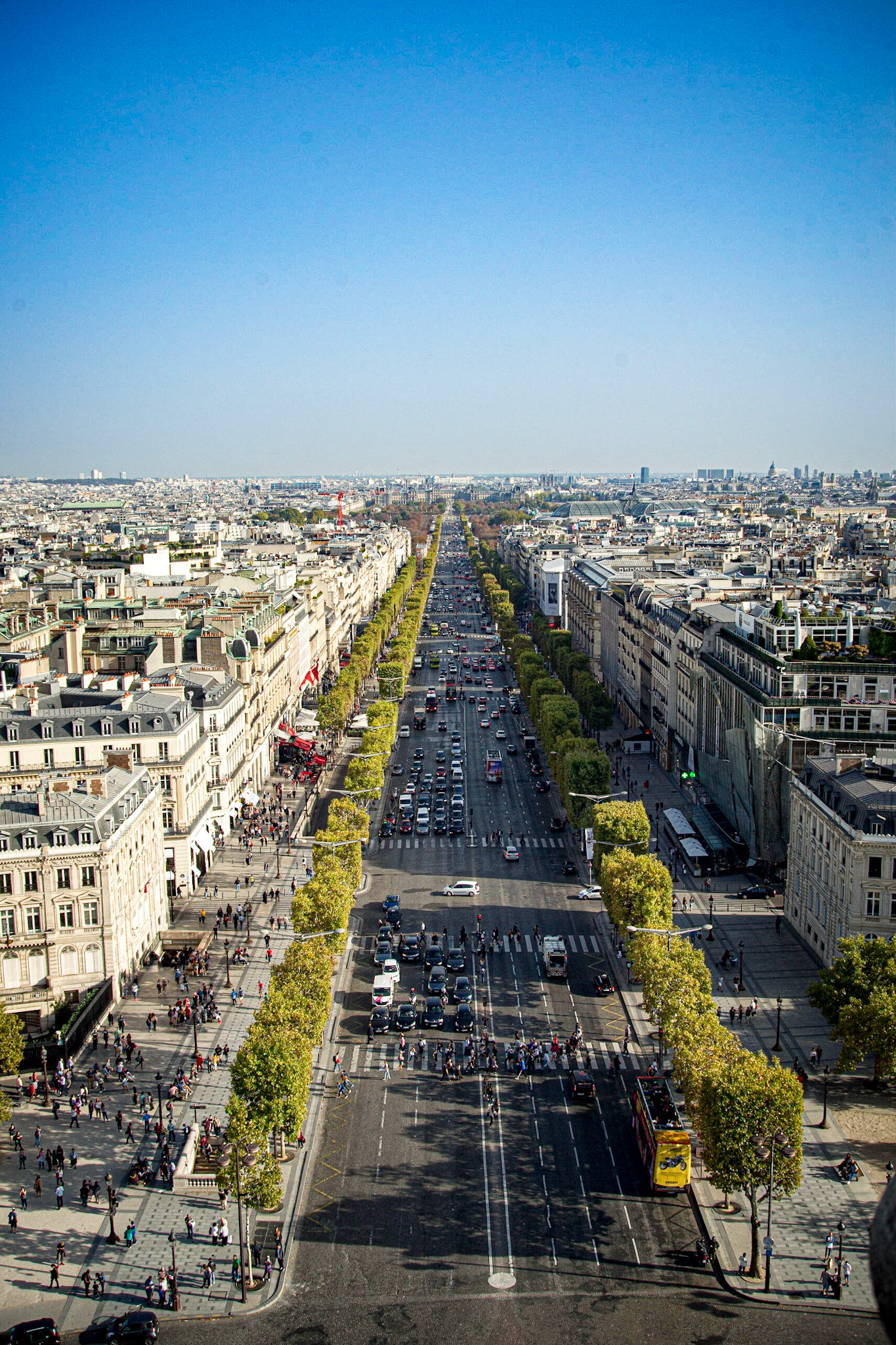 skyline The Arc de Triomphe de l'Étoile