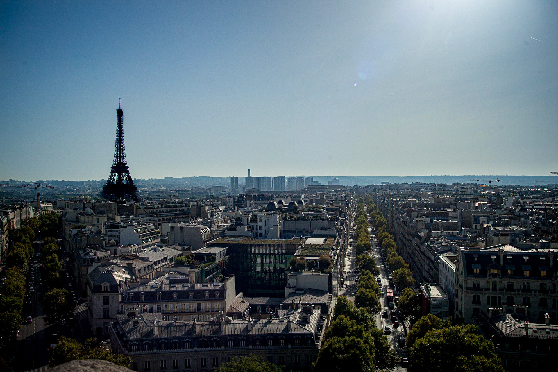 skyline The Arc de Triomphe de l'Étoile