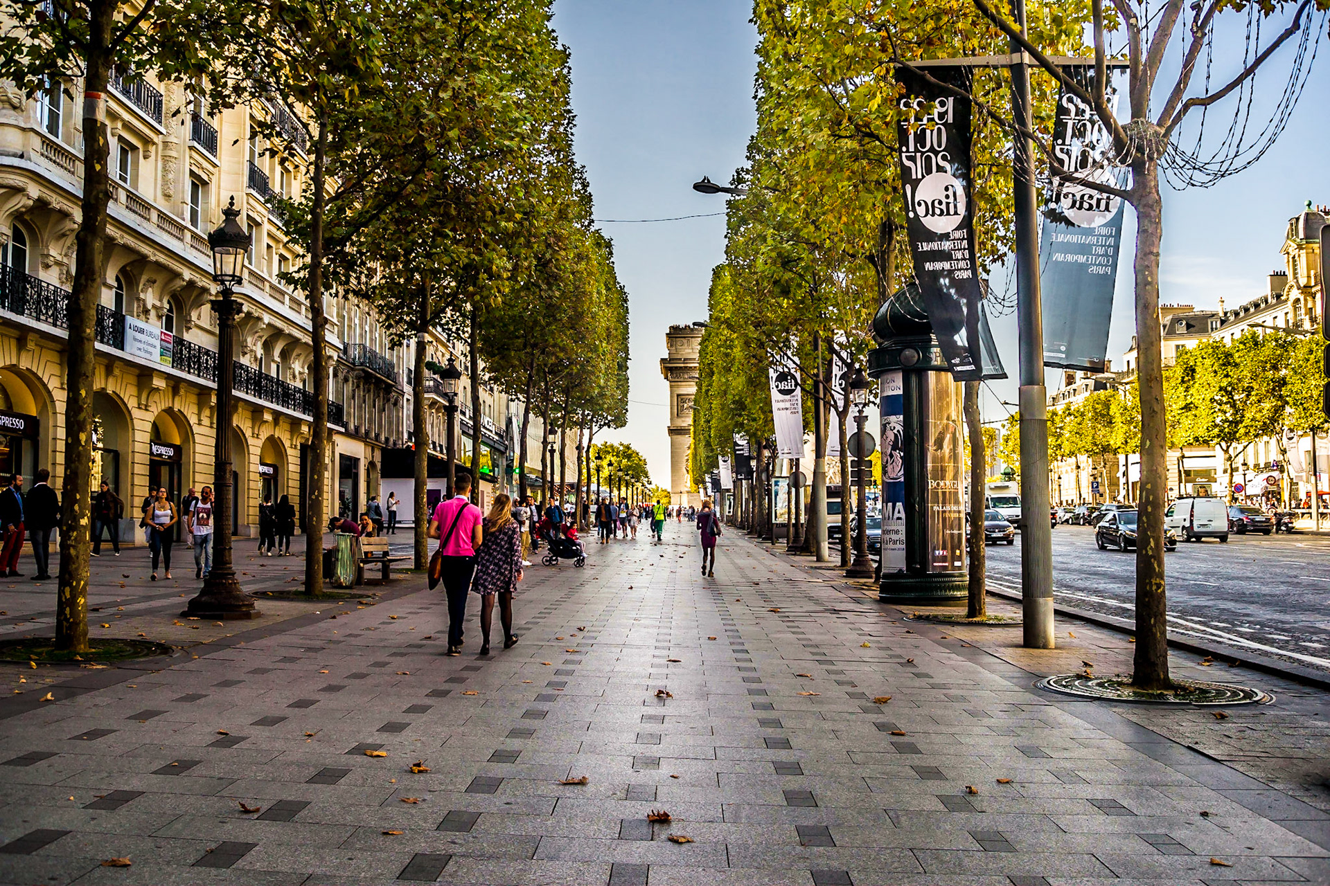 The Arc de Triomphe de l'Étoile