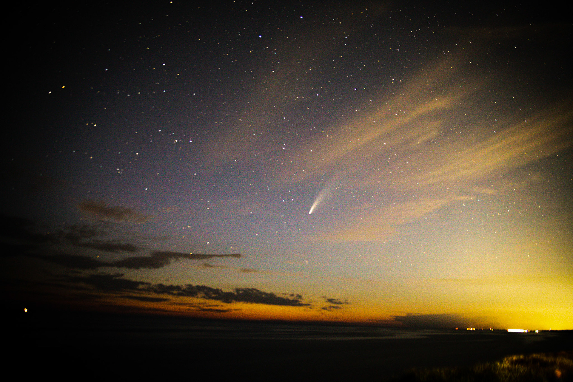 Port Sheldon MI Neowise Comet - 21