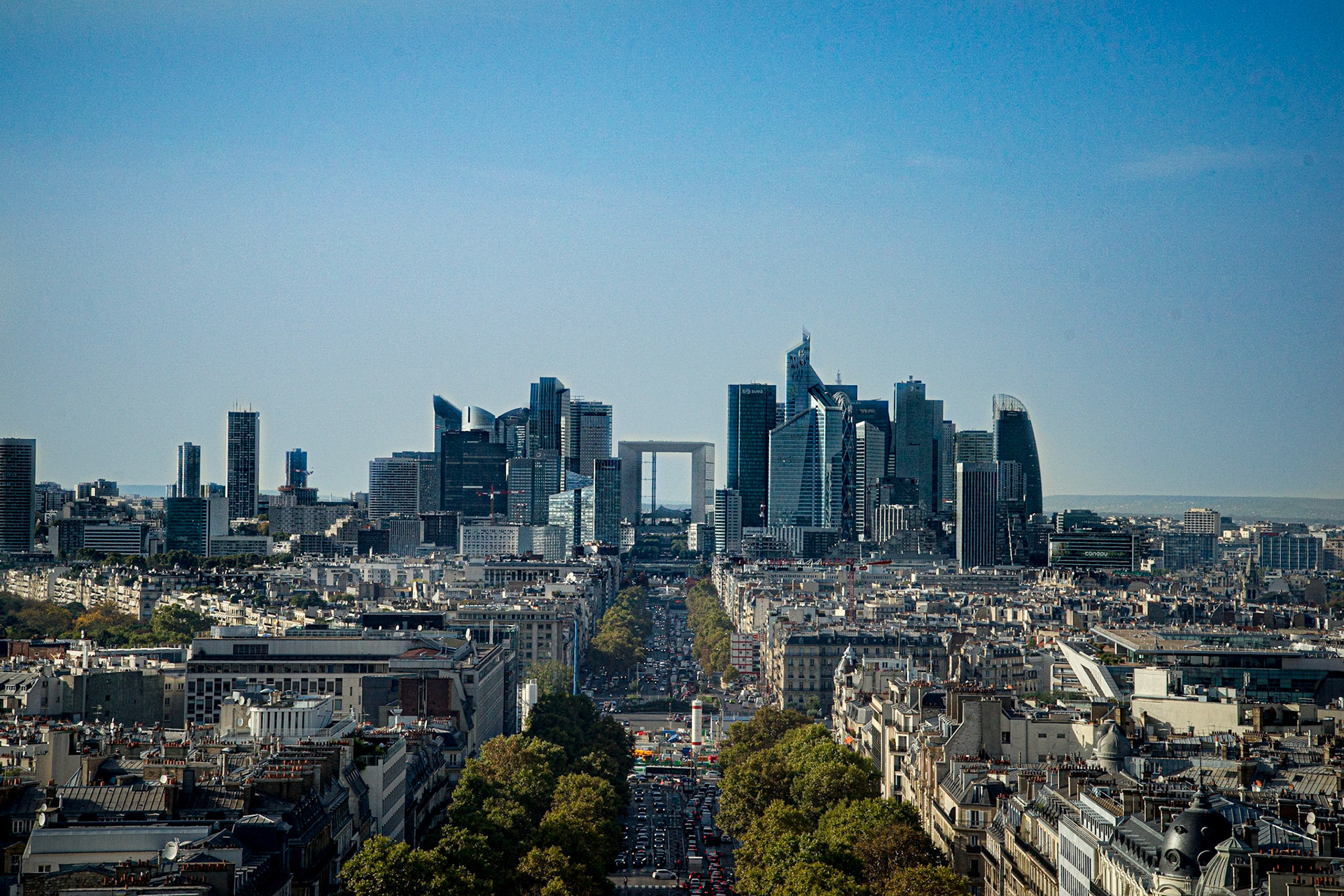 skyline The Arc de Triomphe de l'Étoile
