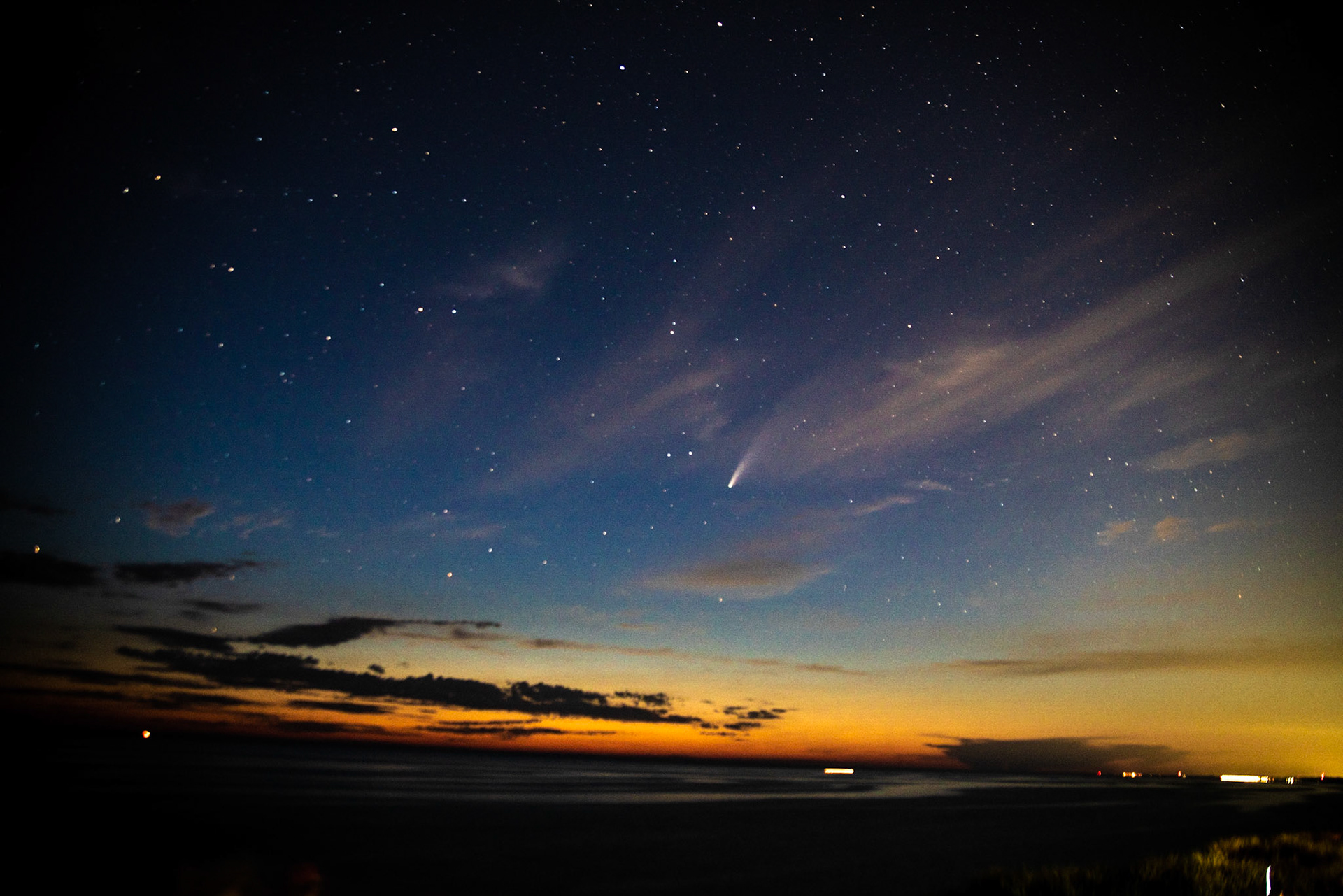 Port Sheldon MI Neowise Comet - 7