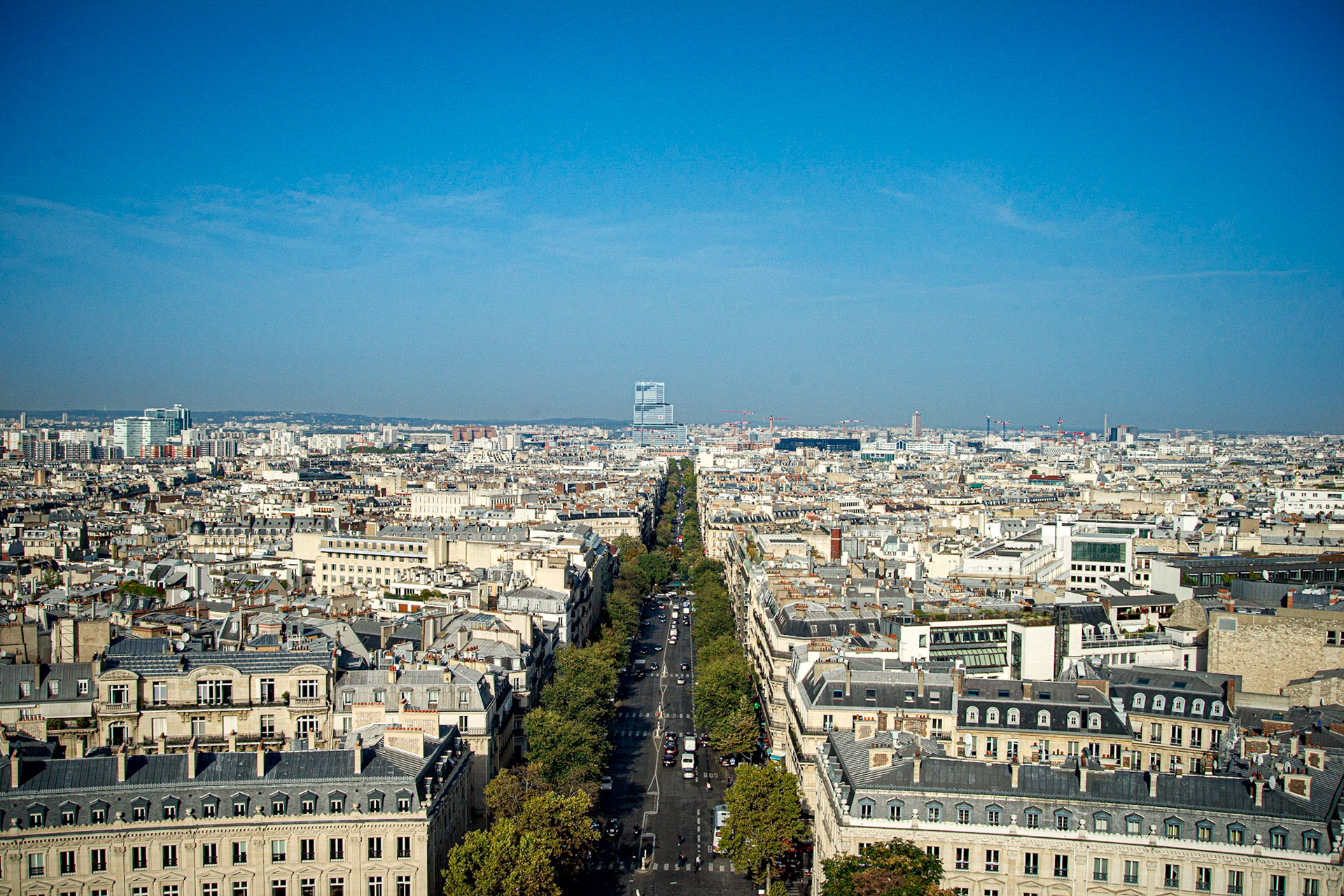 skyline The Arc de Triomphe de l'Étoile