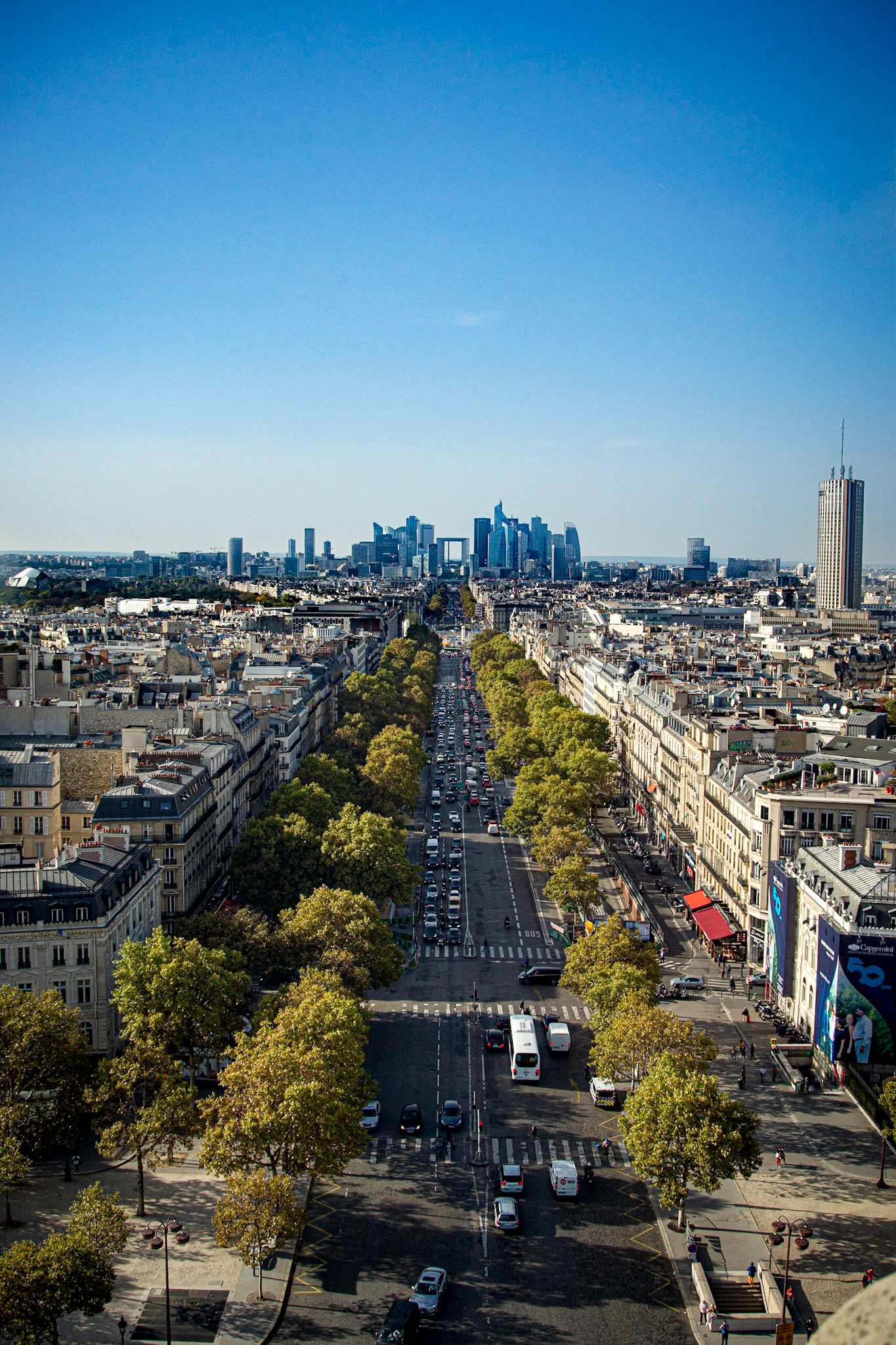 skyline The Arc de Triomphe de l'Étoile