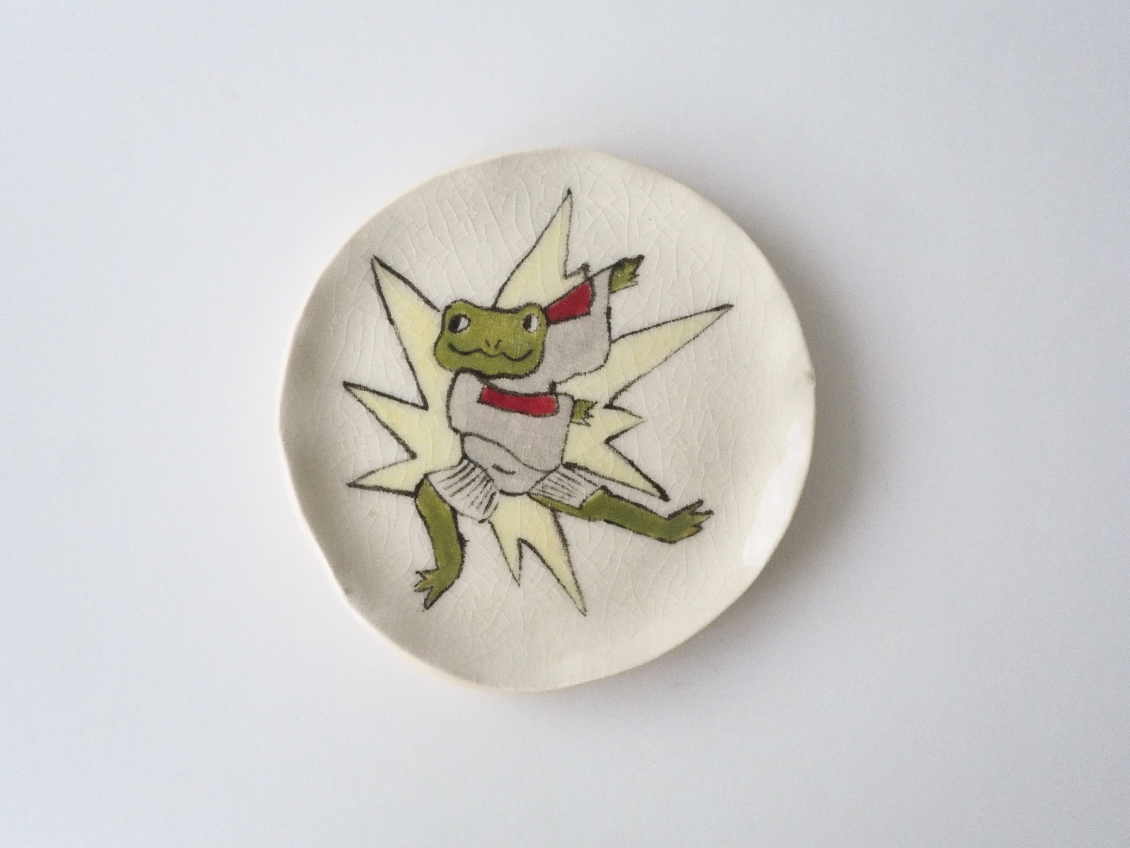 Dancing frog dish