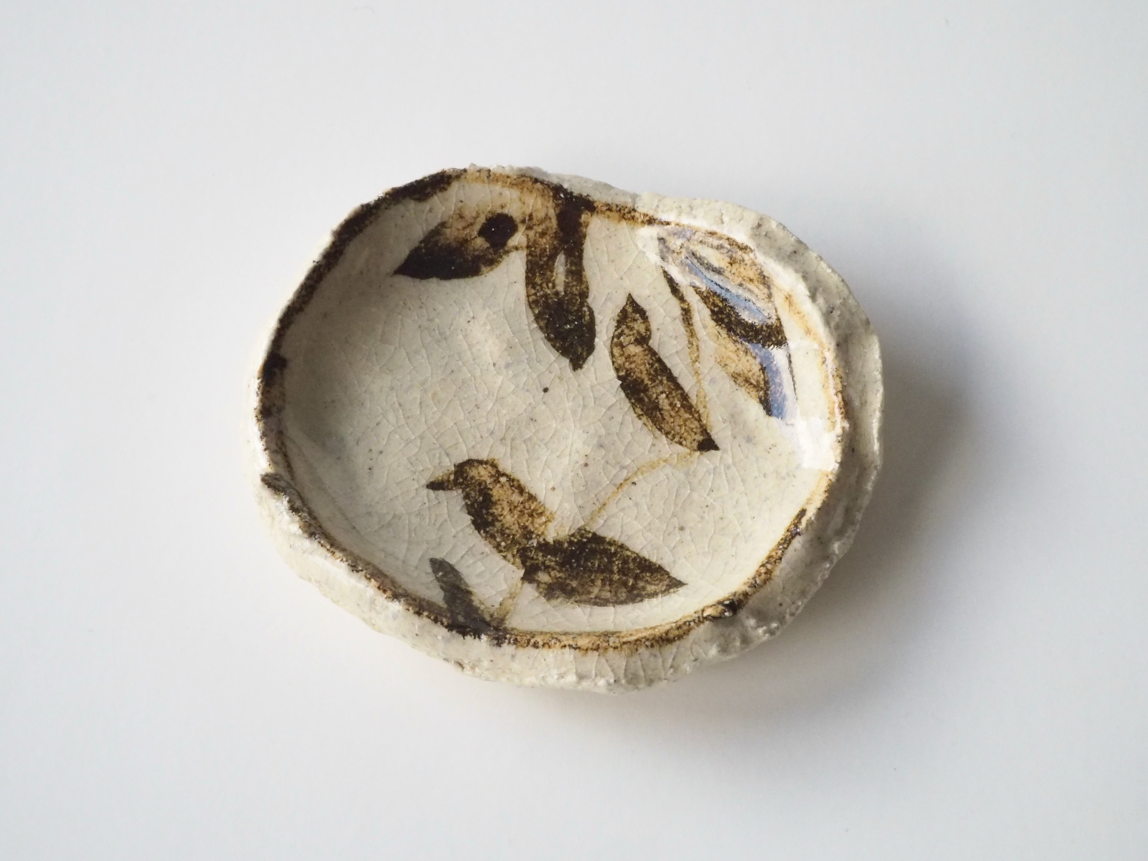 $20 [Tetsu-e leaves - 2.5in x 3in]