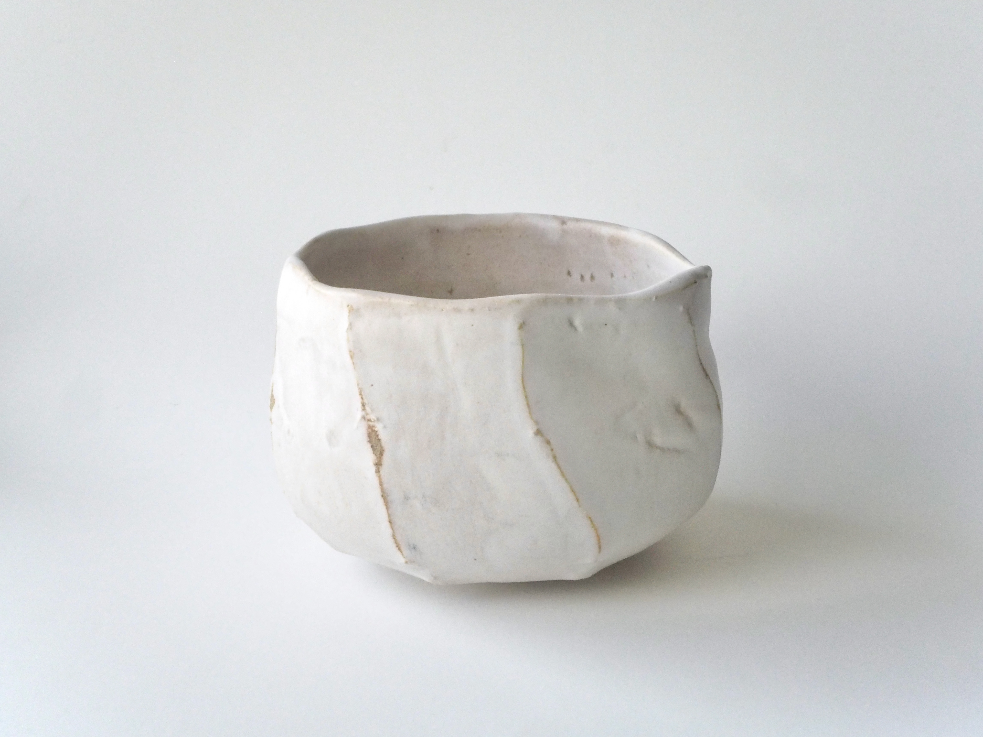 $60 [Faceted bowl - 6in x 6in x 4in]