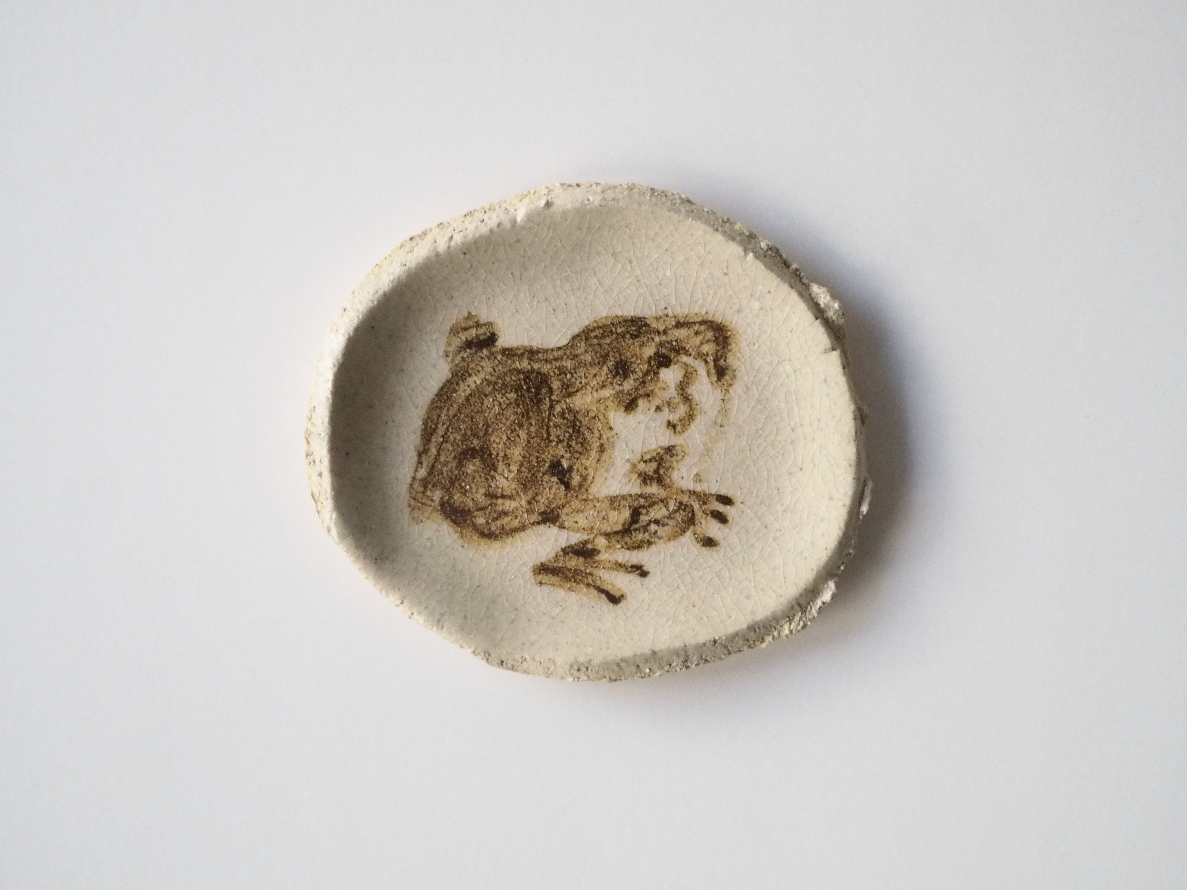 Tetsu-e frog dish