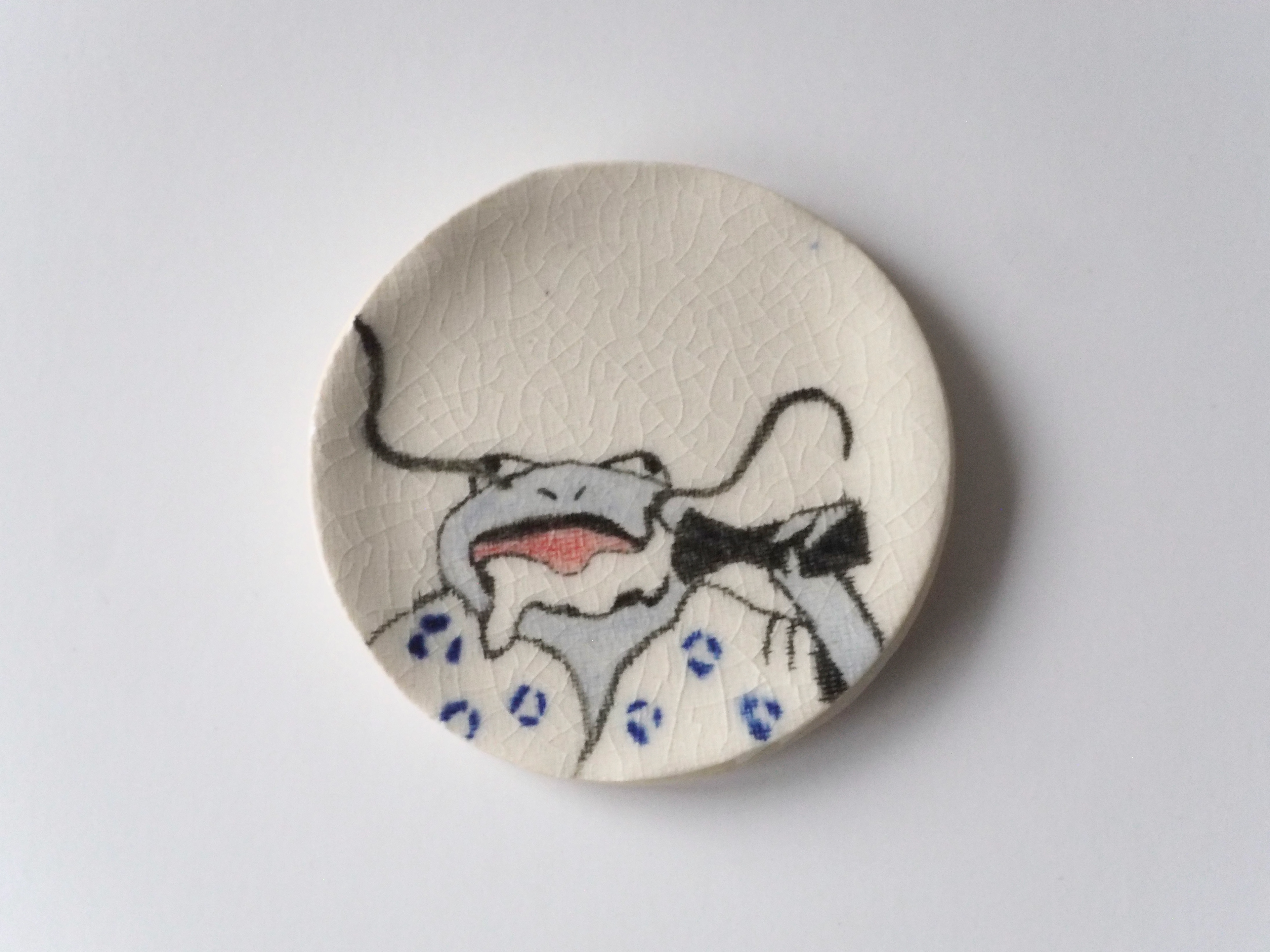 $30 [Original drunken carp - 2.5in x 2.5in]