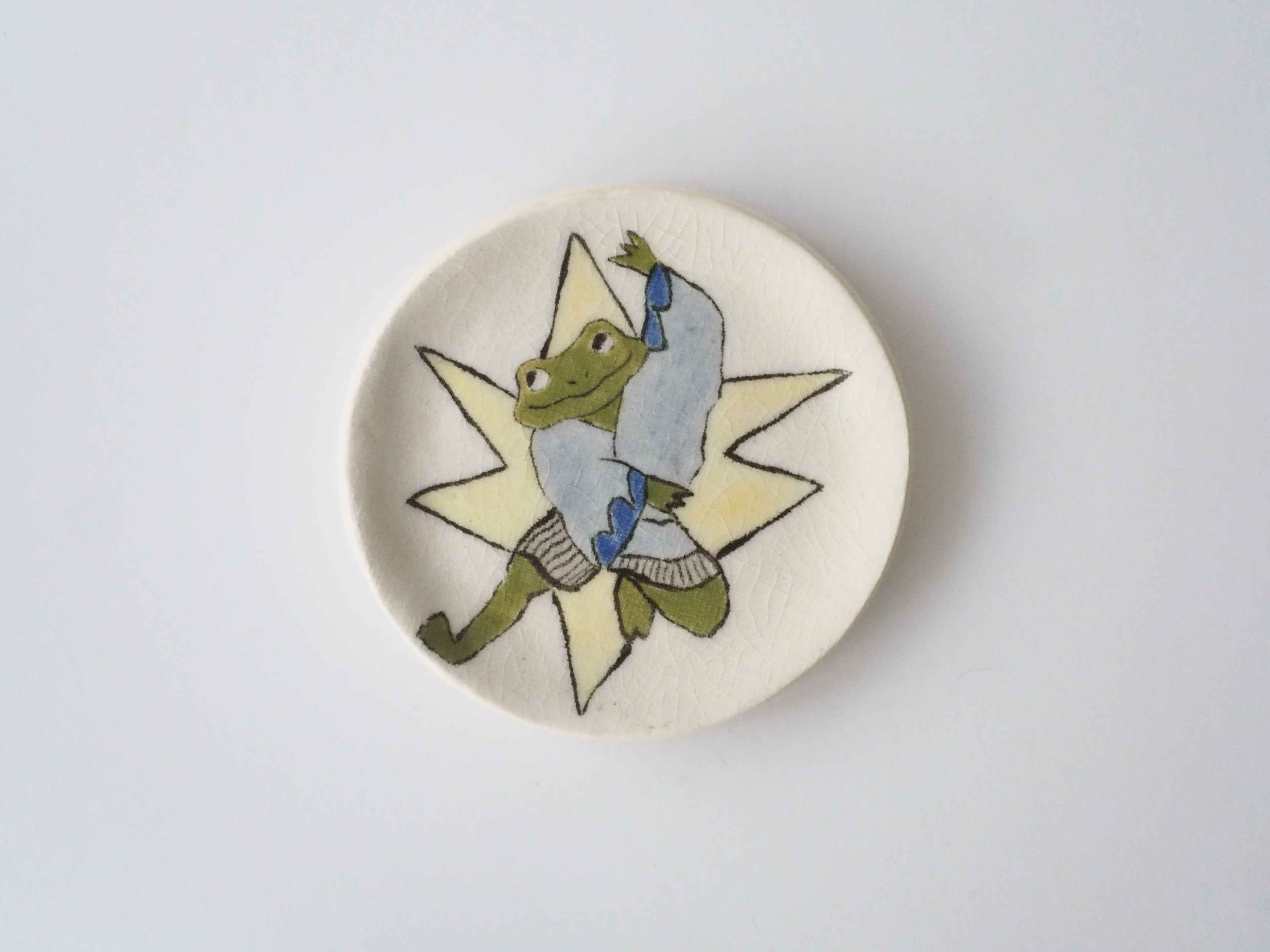 $30 [Original dancing frog - 3.5in x 3.5in]