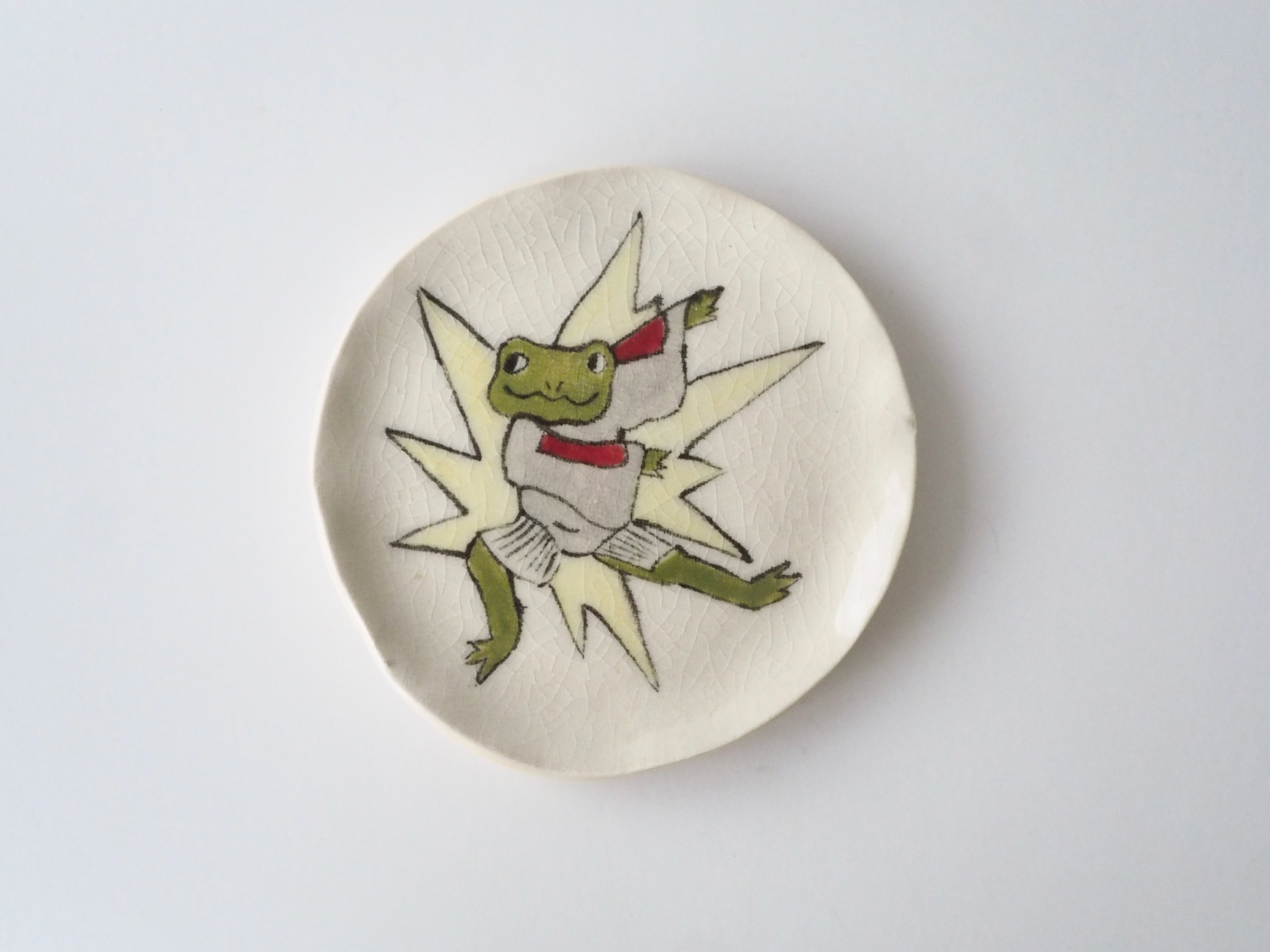 $30 [Original dancing frog - 3.5in x 3.5in]