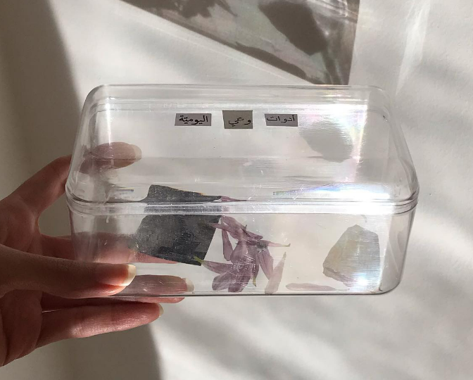 Detail (text collage and found objects)