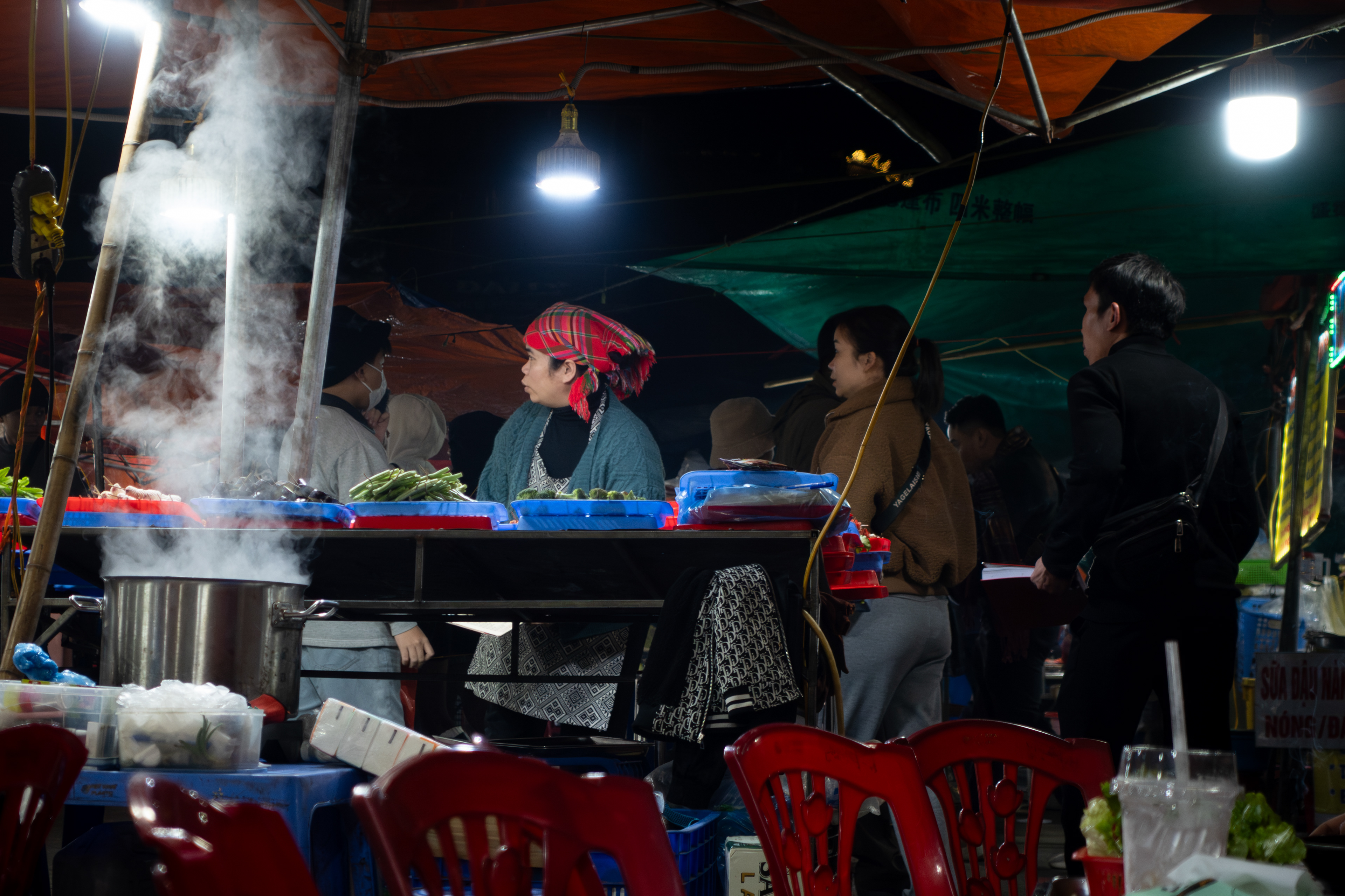Night market, Sapa, Vietnam