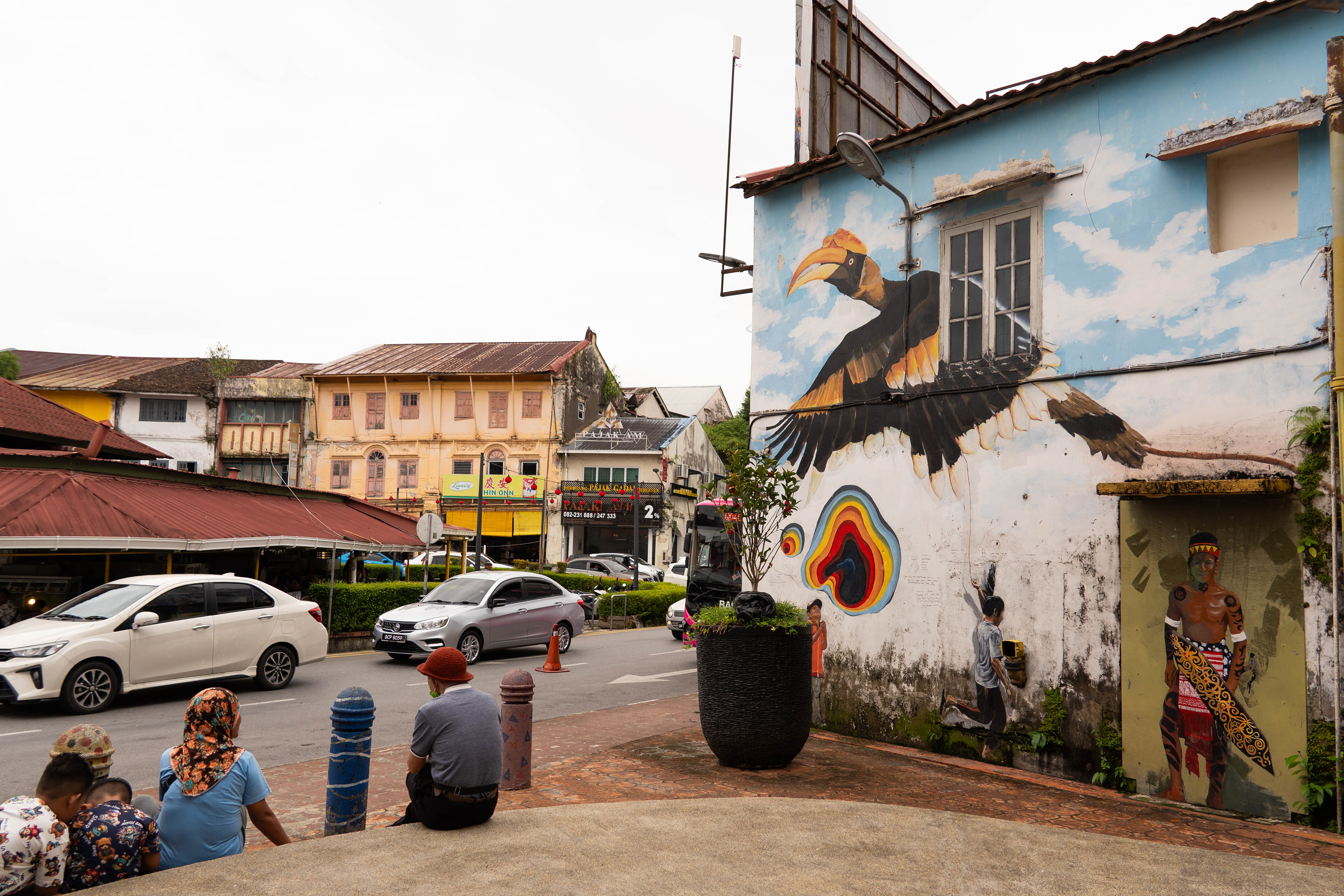 Street art, Kuching, Malaysia