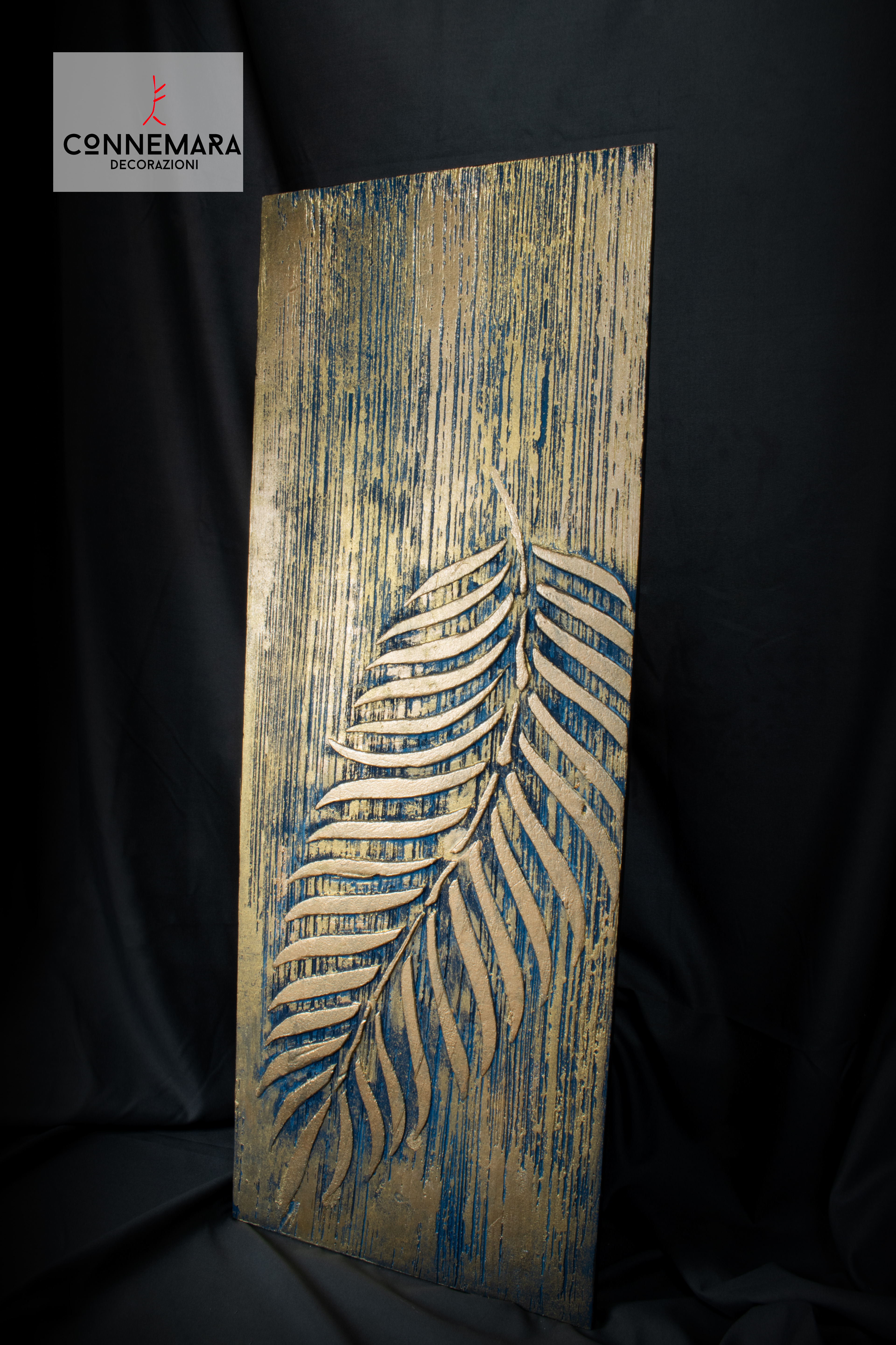 Eldorado, effetto zen dorato con stencil