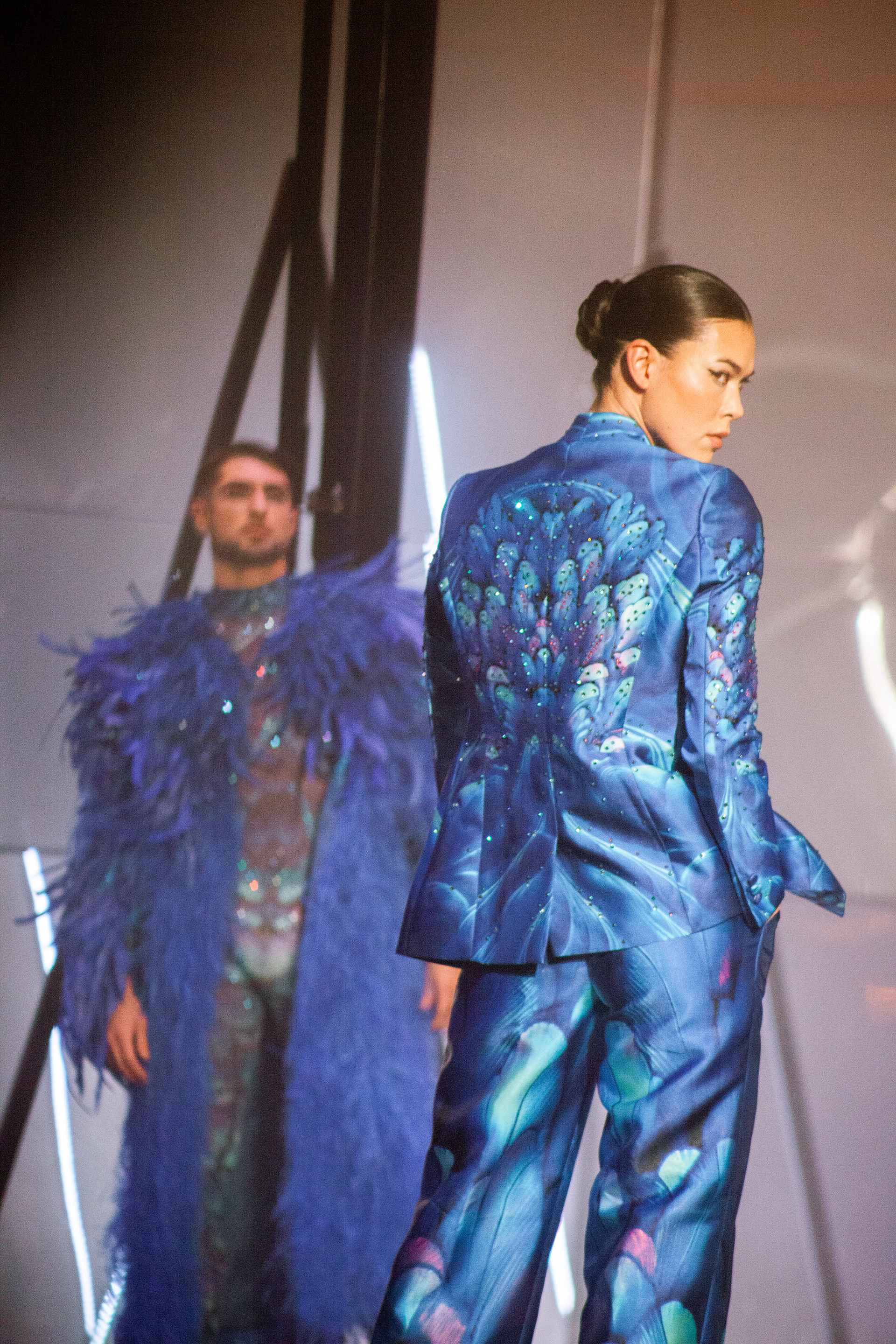 Défilé de "On aura tout vu", Paris Fashion Week Haute Couture, Paradis Latin, Paris, France, 28 janvier 2025