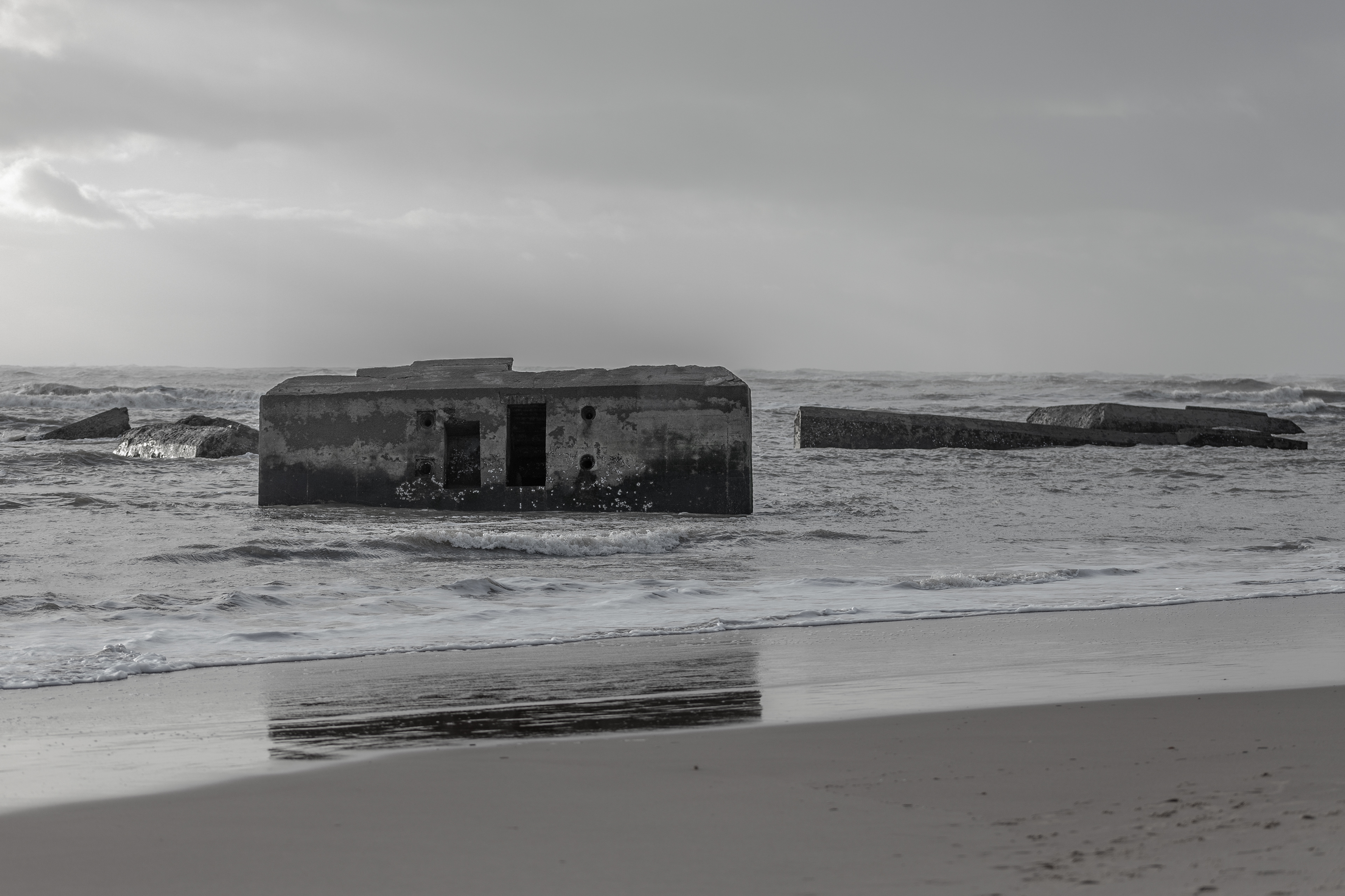 Bunkers, Cap Ferret, France