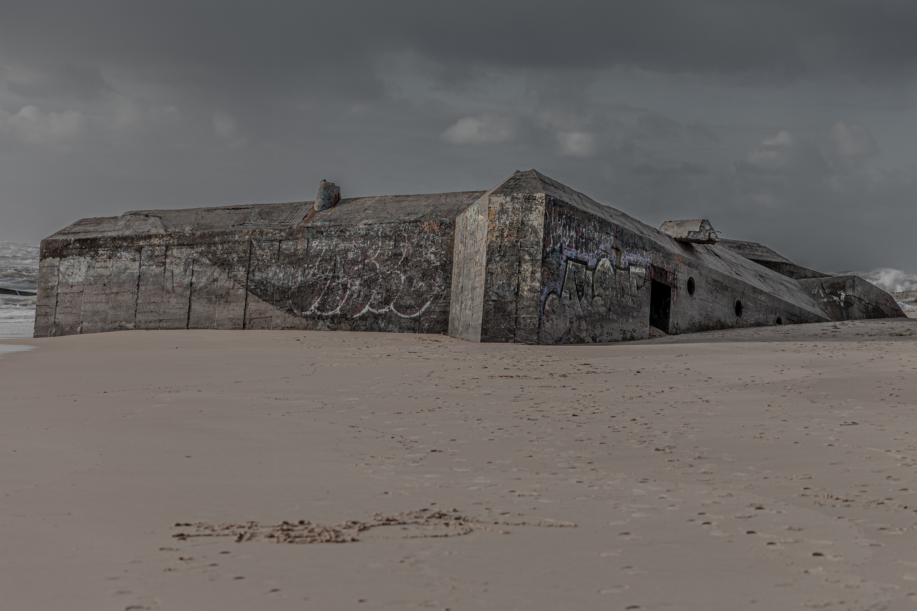 Bunkers, Cap Ferret, France