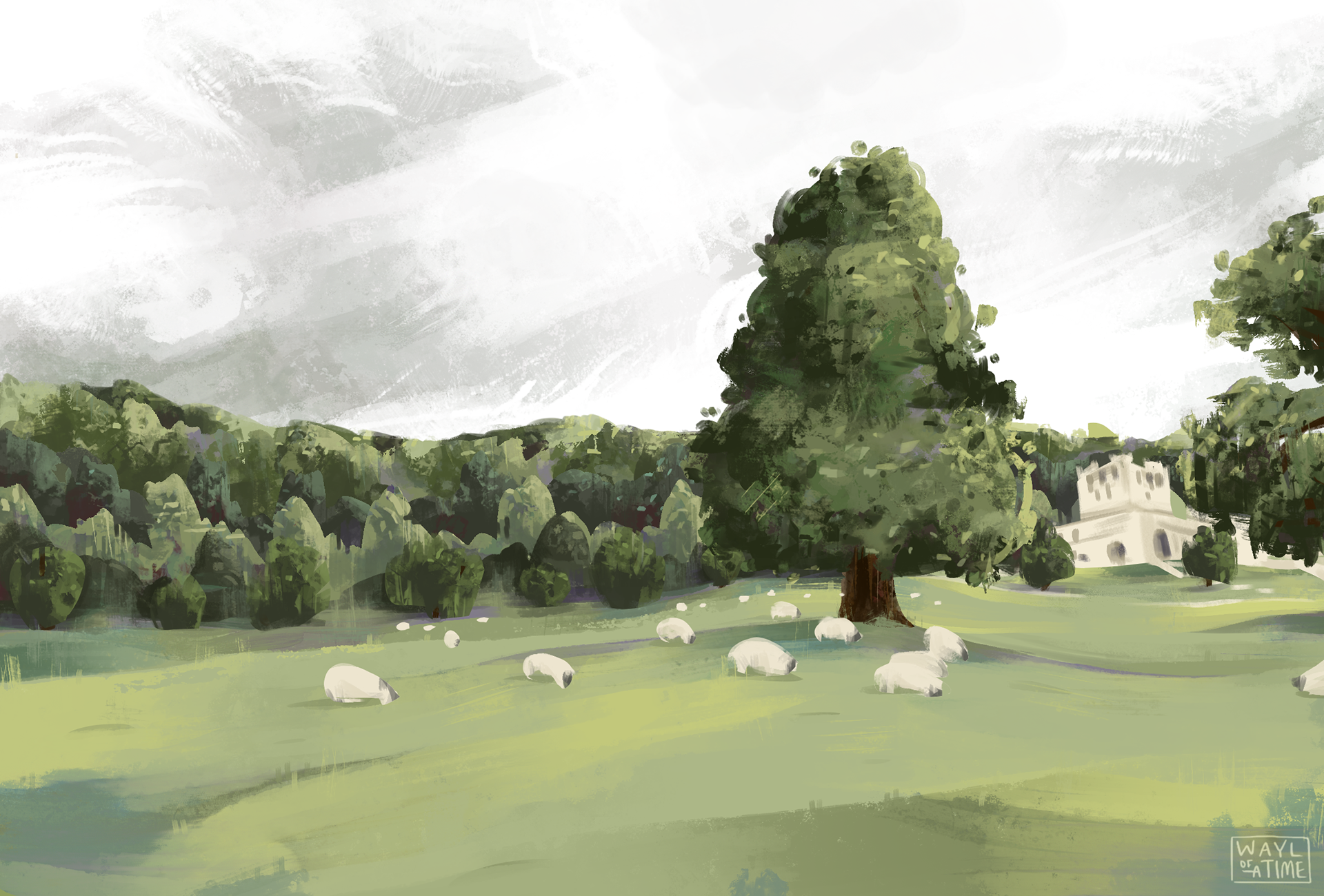 Nottingham landscape study