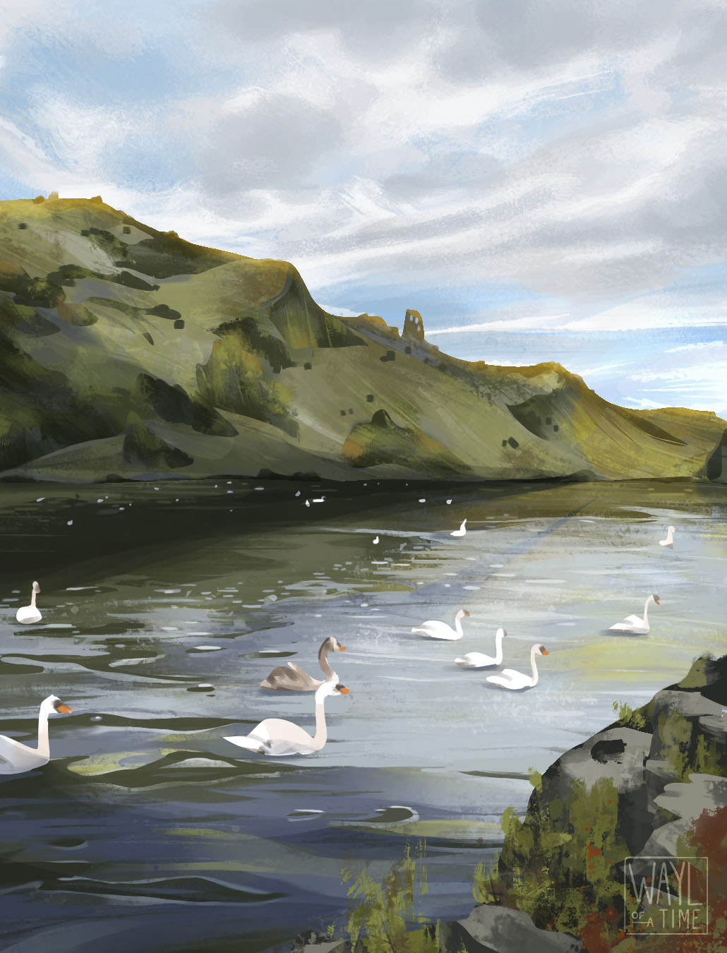 Edinburgh landscape study