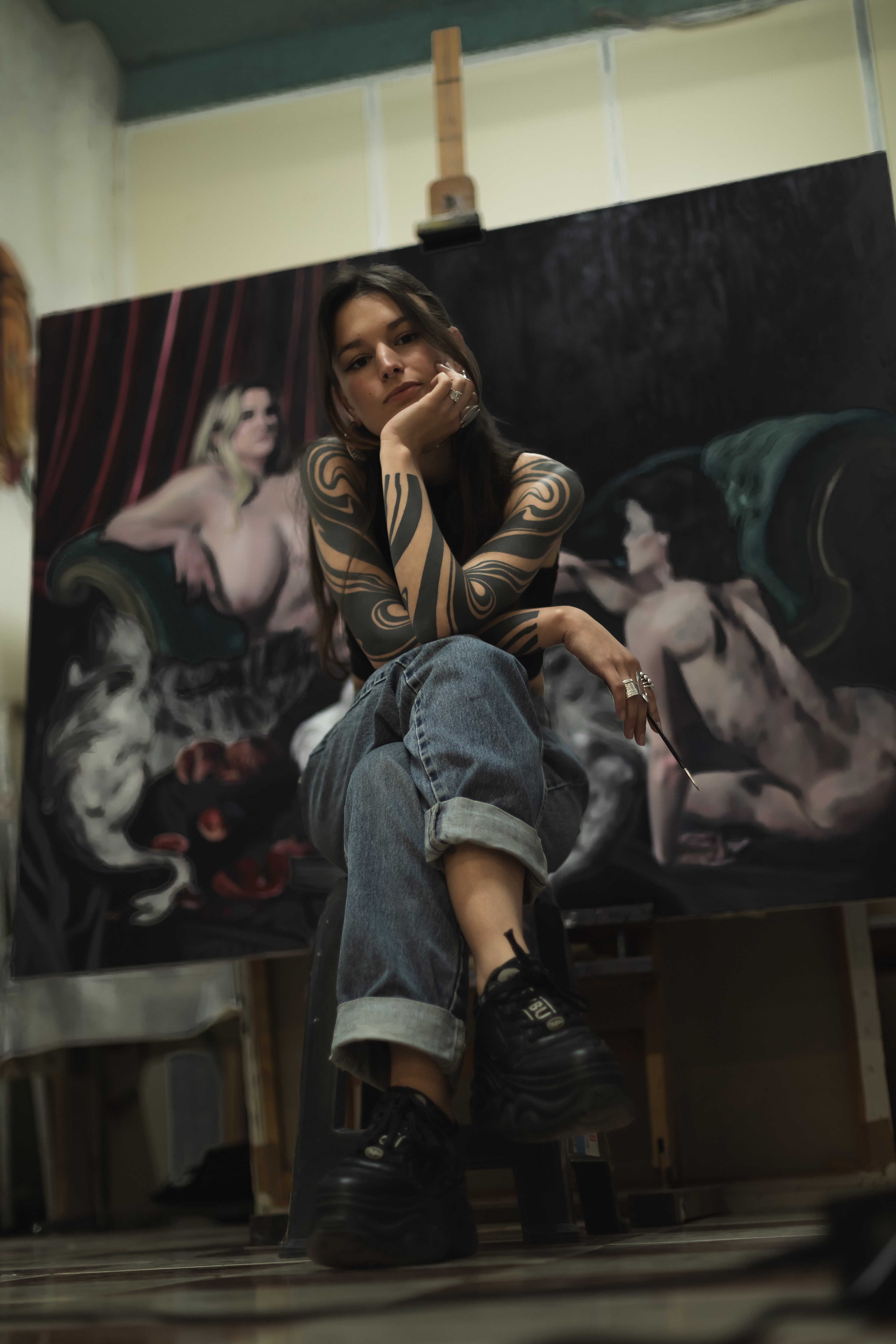 Nora Beltrán for The Guide Artirsts por Javier Alcaide