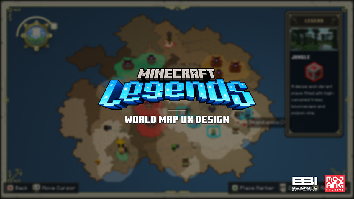Felix Lai - Lead UX Designer - Minecraft Legends World Map UX