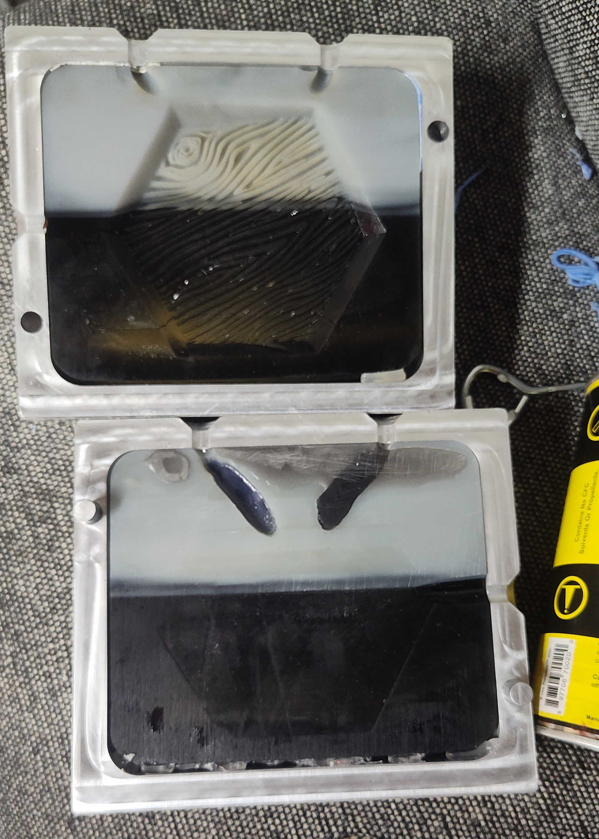 With the mold finished, we were ready to get started.