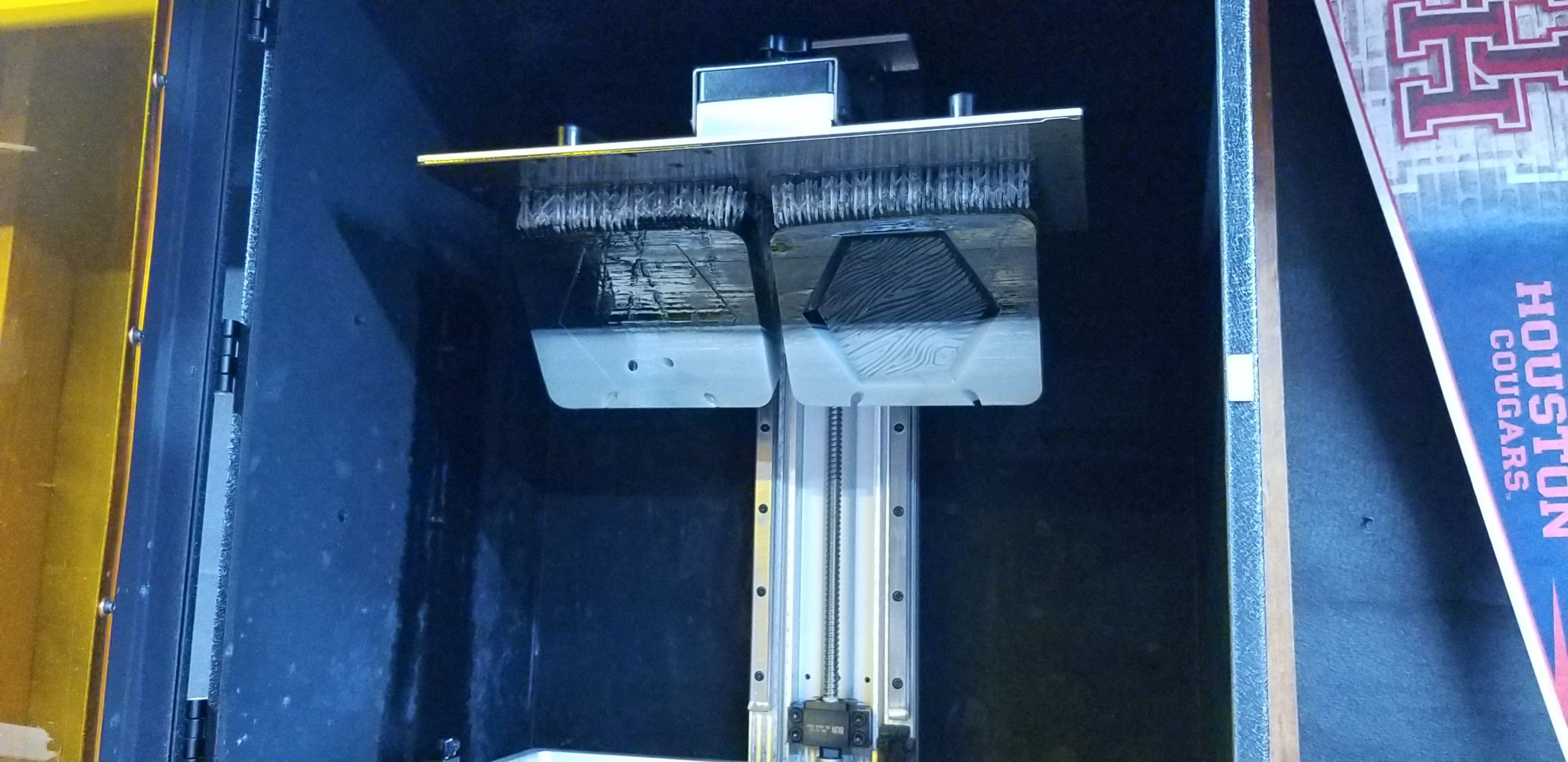 Our mold was resin printed out of a tought resin thatcan withstand the pressure.