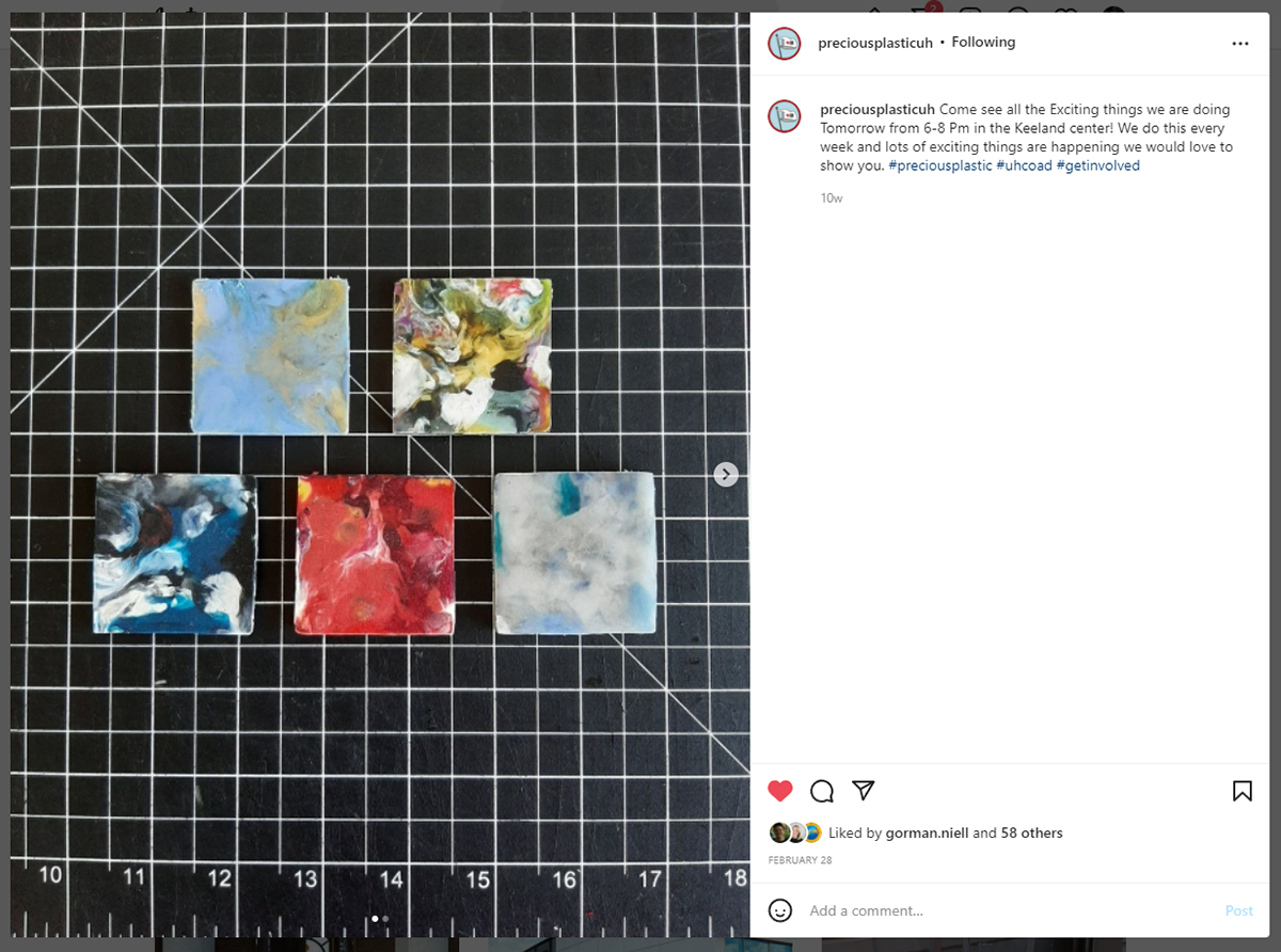 I took what I learned and used it to promote our organization on Instagram.