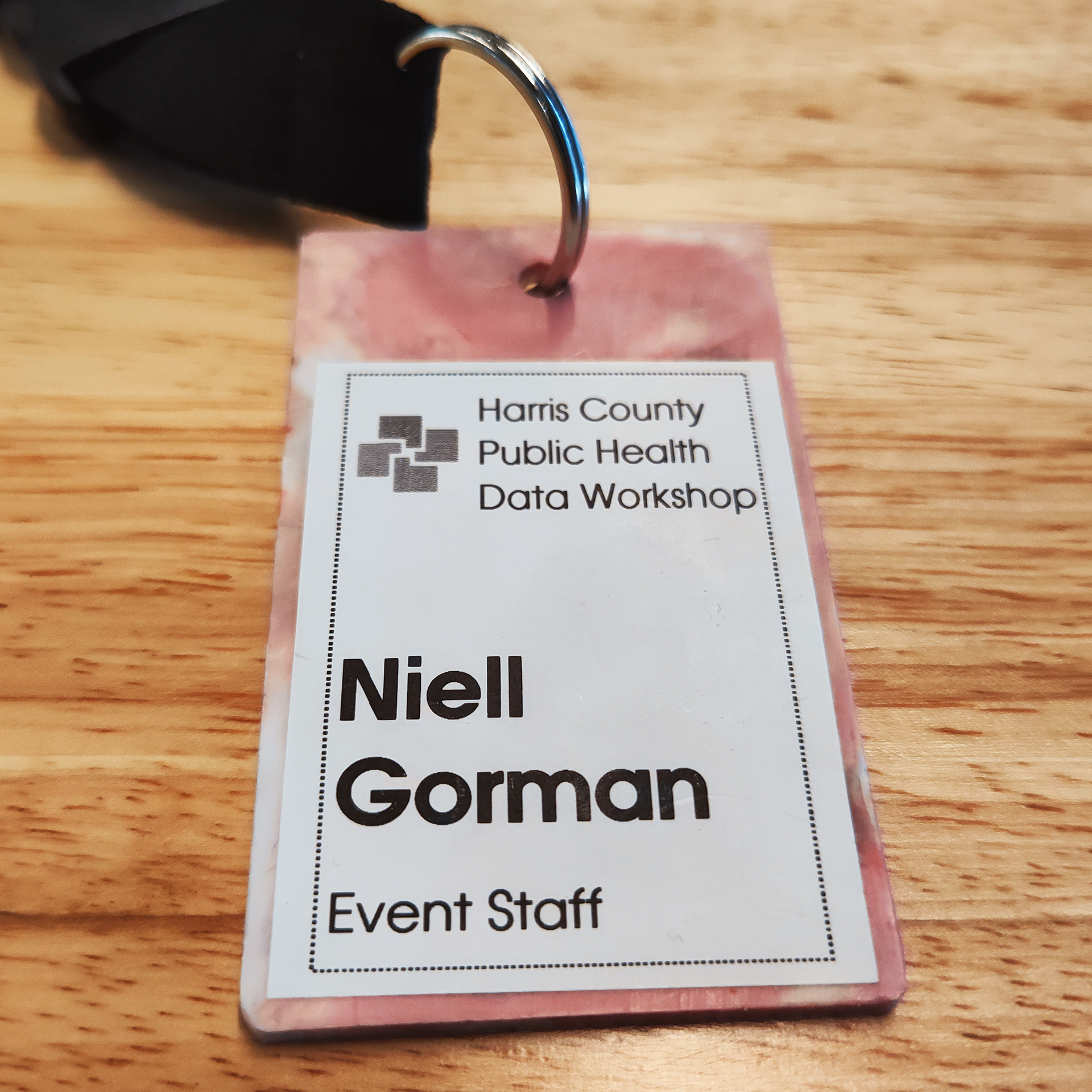 And here are the finished Id badge