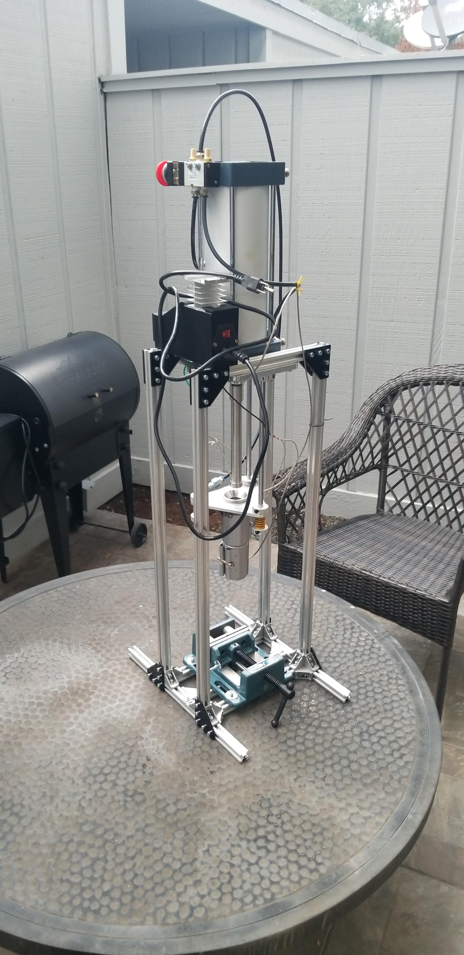 Here is what the machine looks like assembled