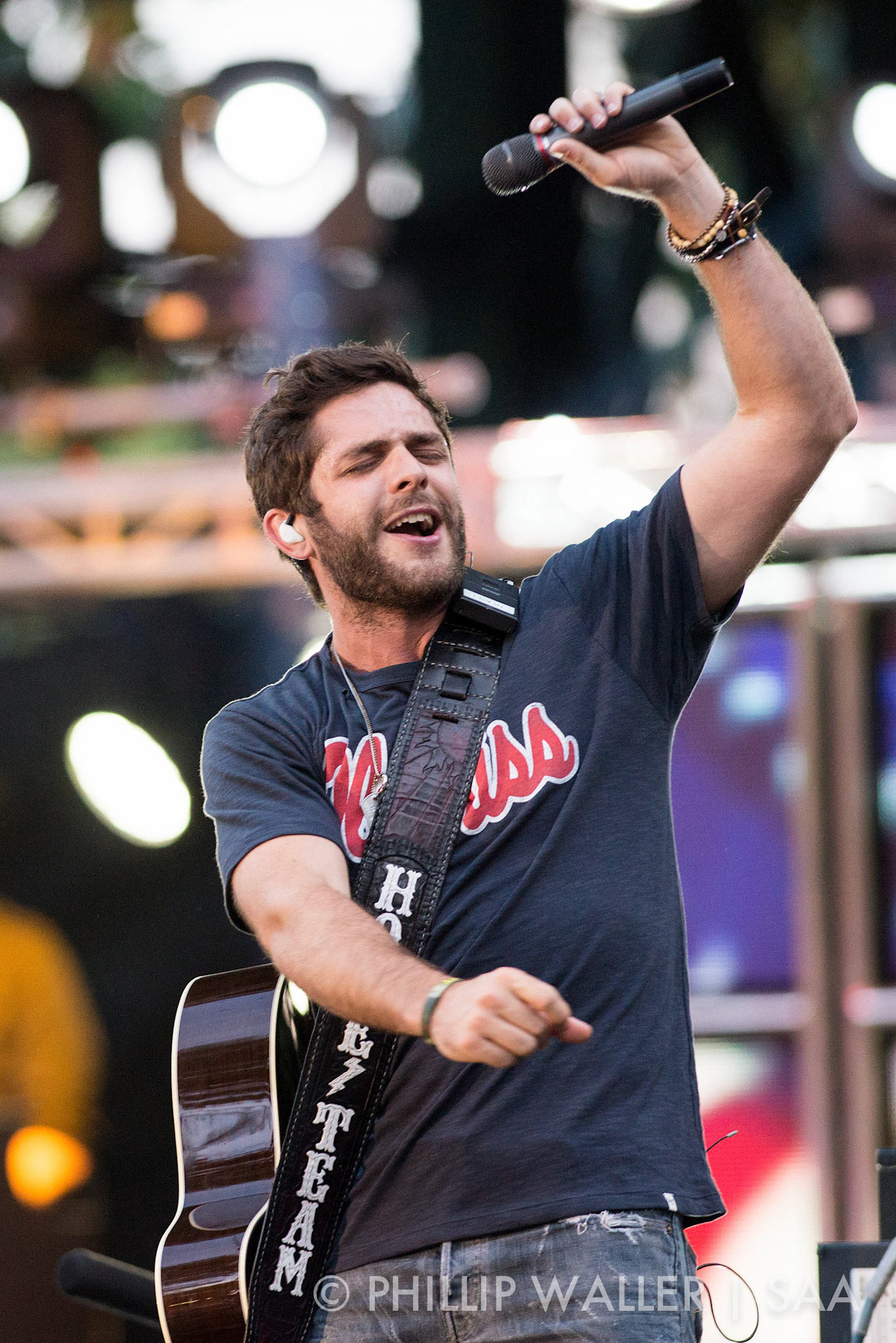 Thomas Rhett, Iron and Wine and Love and Theft perform in the Grove on Sunday, April 26, 2015 for the Student Activities Association (SAA) Spring Concert. {photog} | SAA