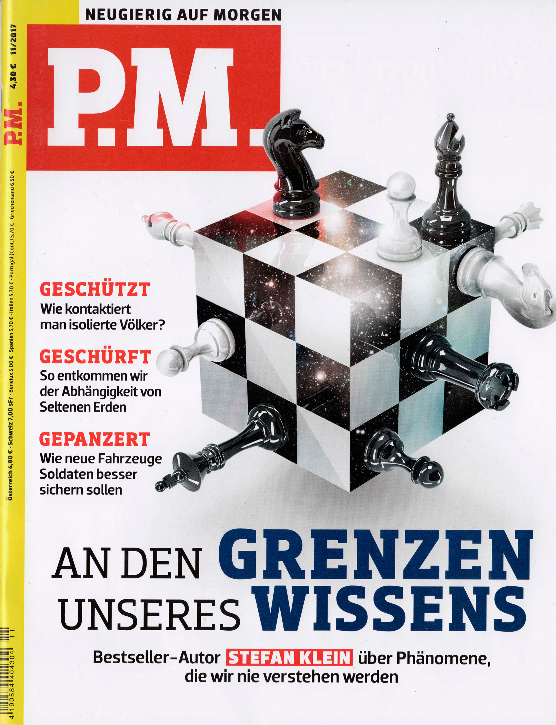 TItelcover P.M. "An den Grenzen unseres Wissens"