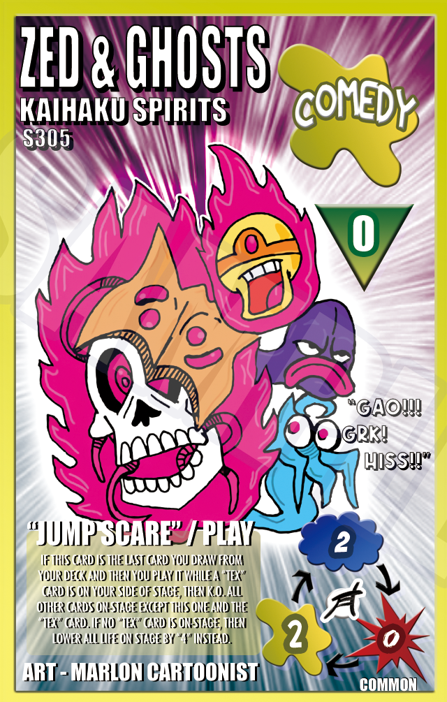 S305 Zed & Ghosts: Kaihaku Spirits - MarloonCartoonist