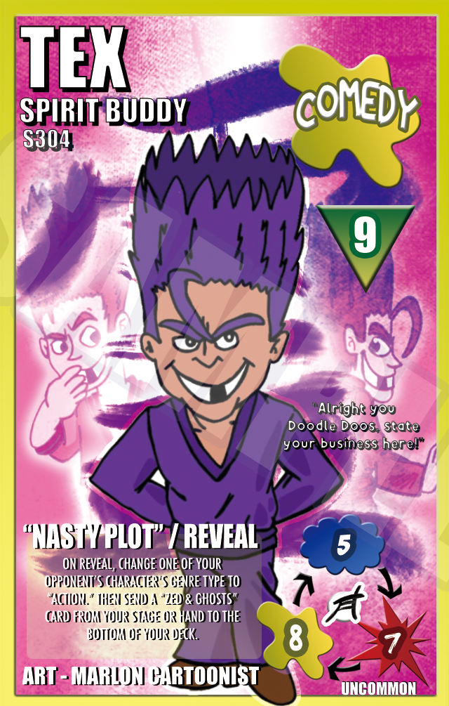 S304 Tex: Spirit Buddy - MarloonCartoonist