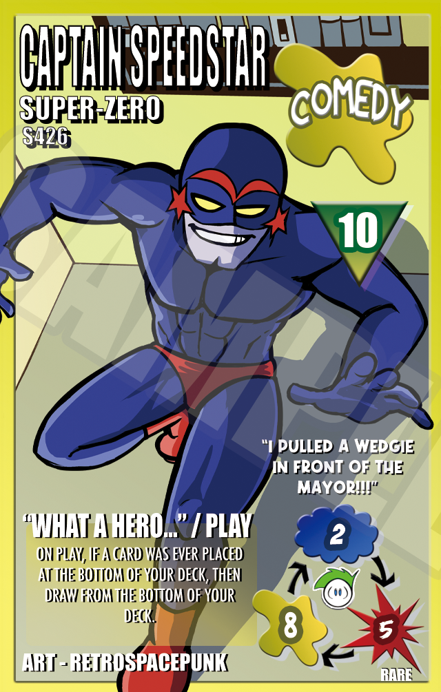 S426 Captain Speedstar: Super-Zero - RetroSpacePunk
