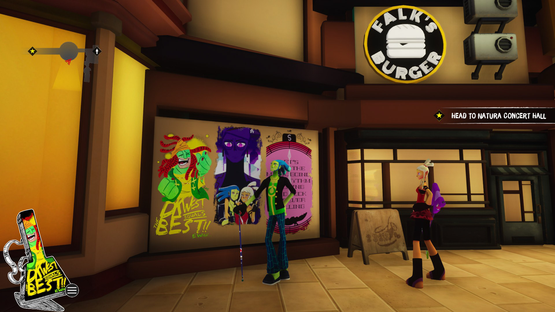 No Straight Roads: Encore Edition /Fanart Graffiti (Ingame)