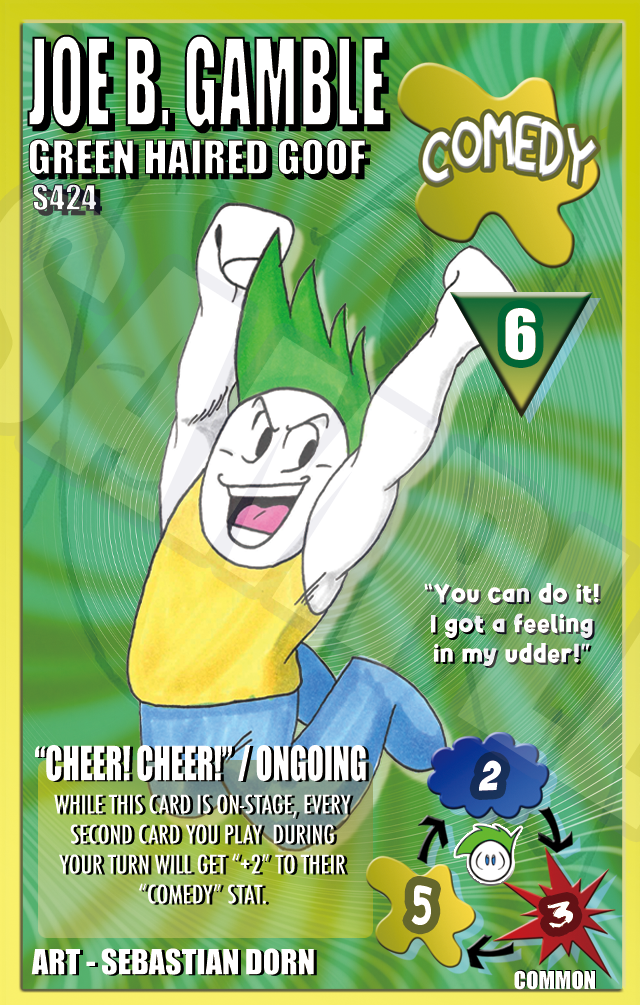 S424 Joe B Gamble: Green Haired Goof - Sebatian Dorn