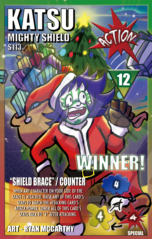S113 - Katsu: Mighty Shield - WINNER Variant