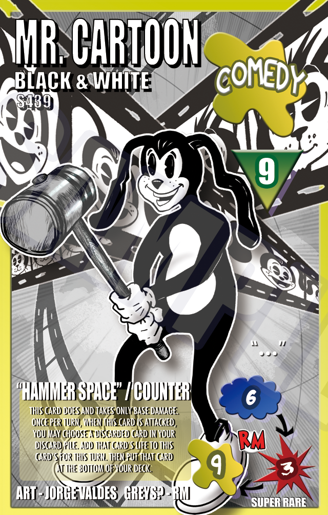 S439 Mr Cartoon: Black & White - Jorge Valdes