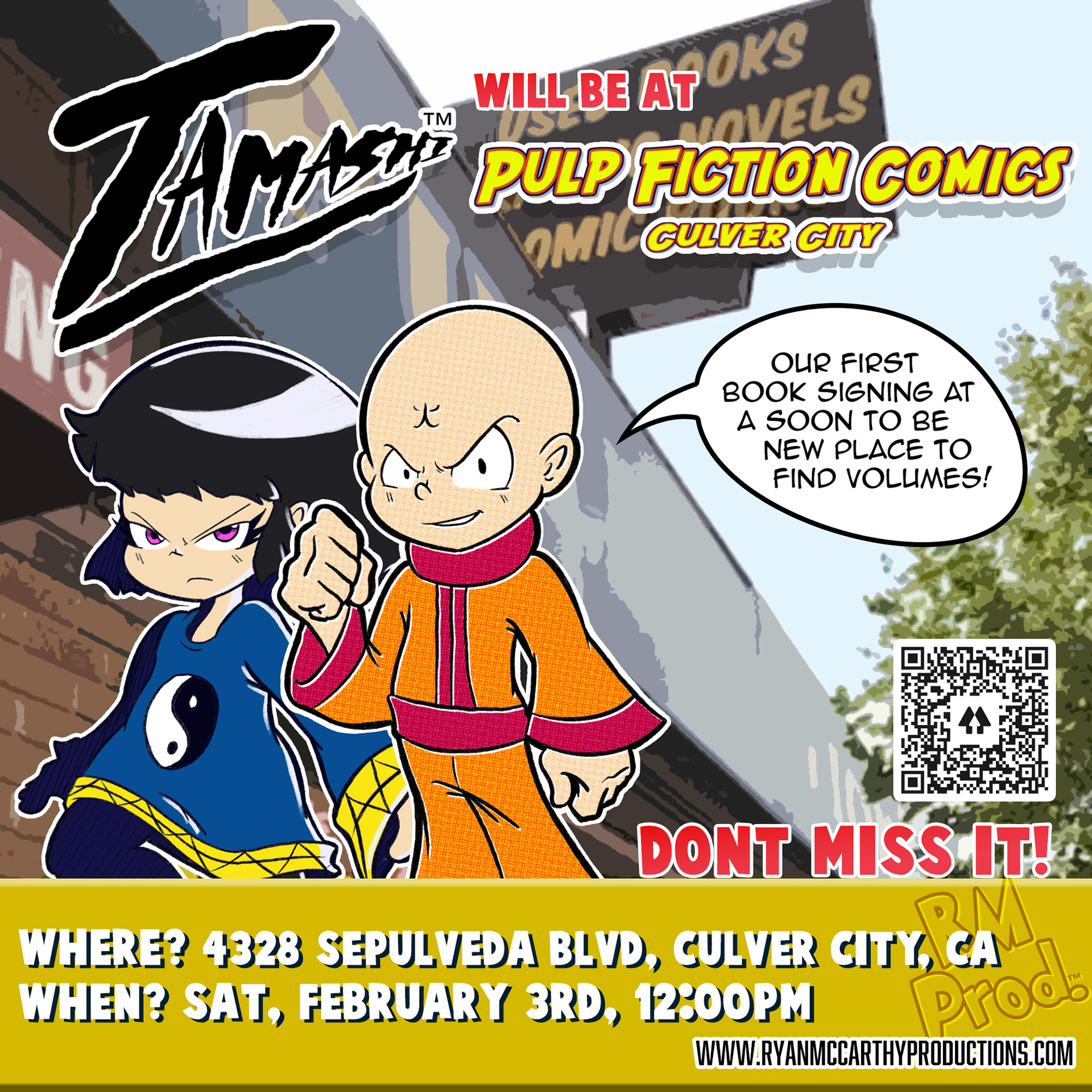 Pulp Fiction Comics Book Signing 