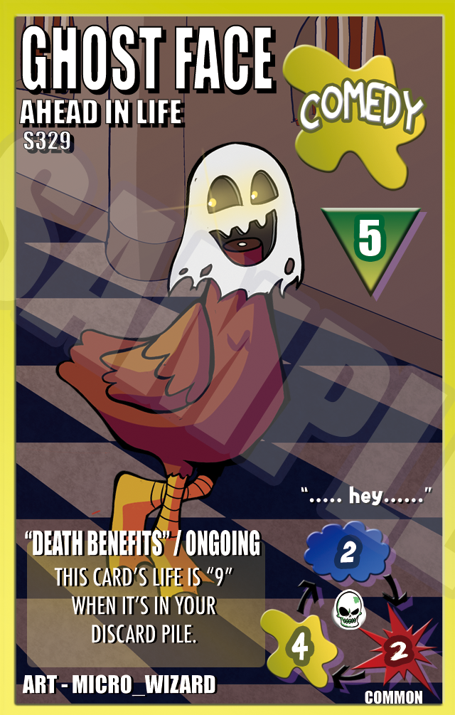 S329 Ghost Face: Ahead in Life - Micro_Wizard