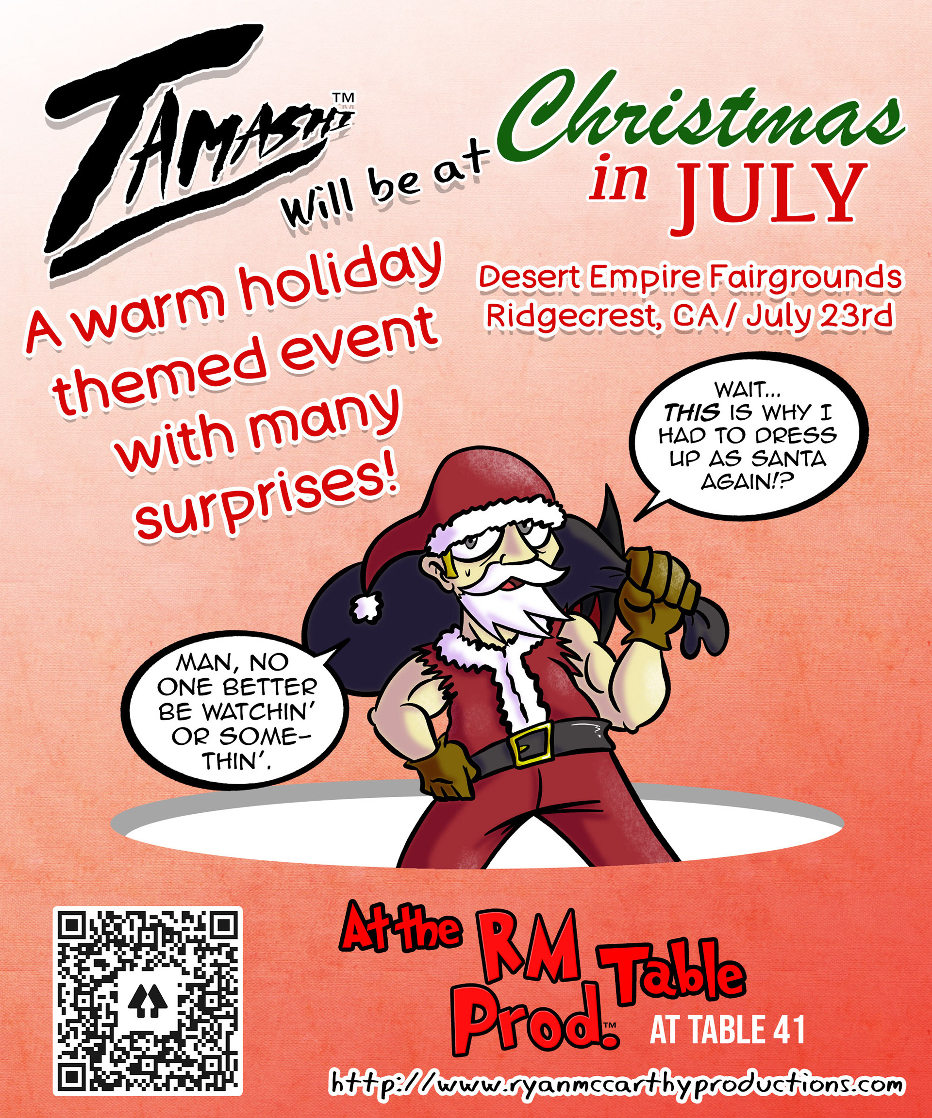Chritmas in July Ridgecrest Promo